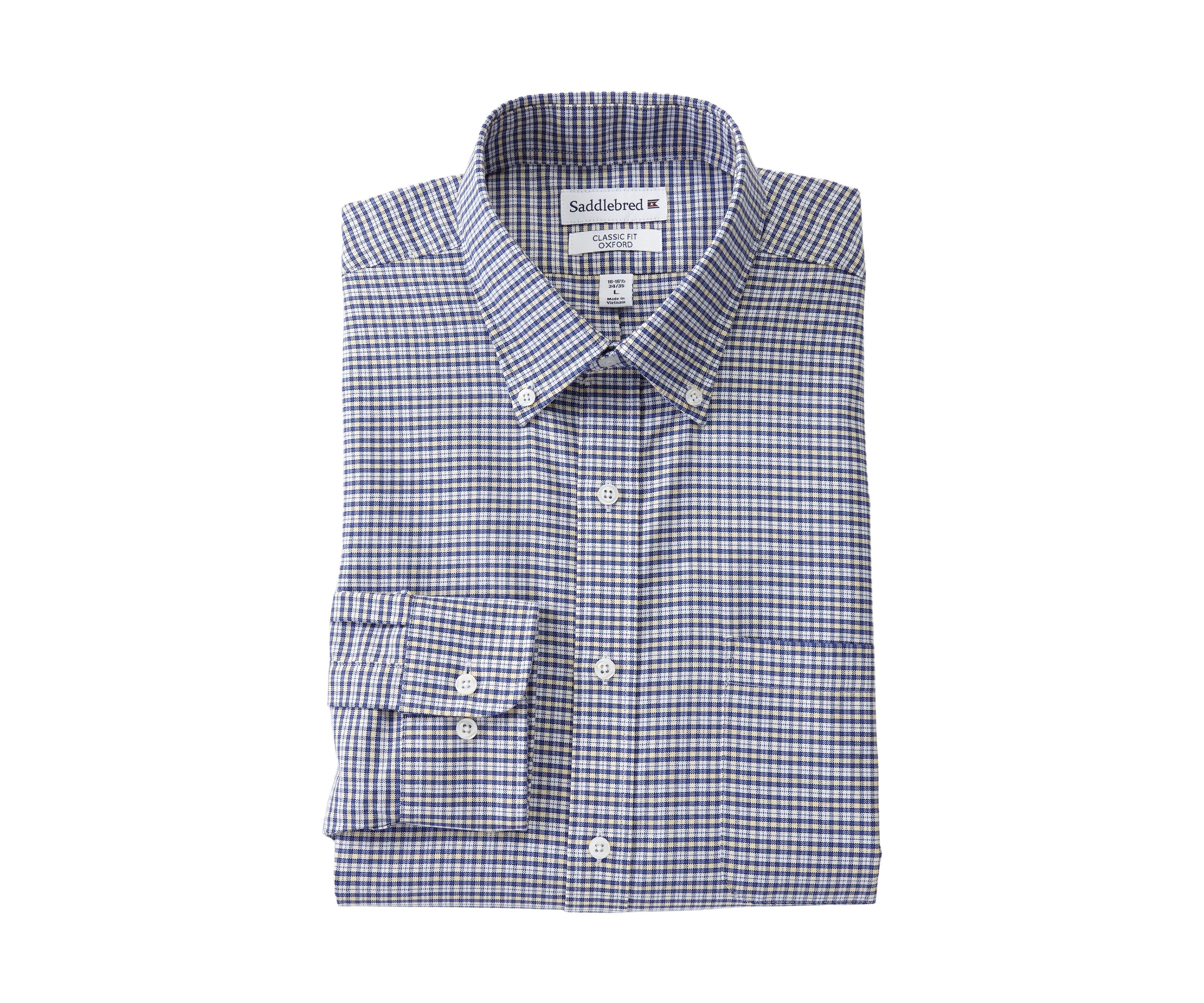 Big & Tall Check Print Shirt