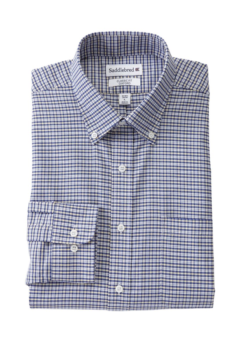 Big & Tall Check Print Shirt