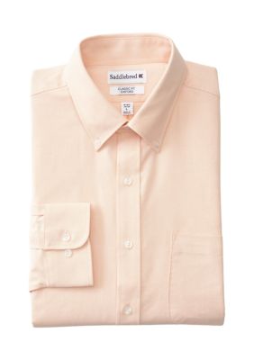 Saddlebred Men’s Solid Oxford Button Down Shirt, 16 – 16.5 34/35