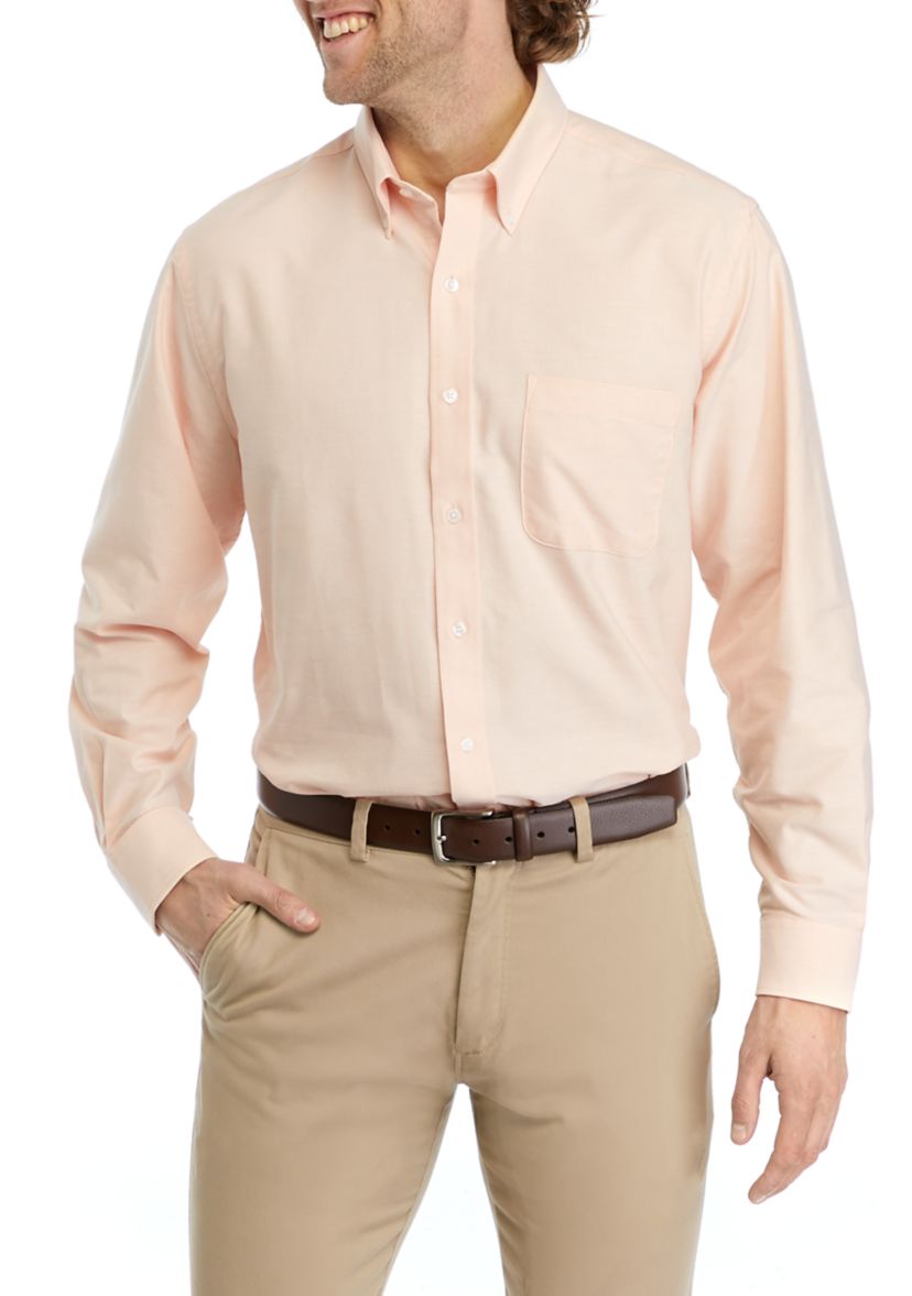 Solid Oxford Button Down Shirt