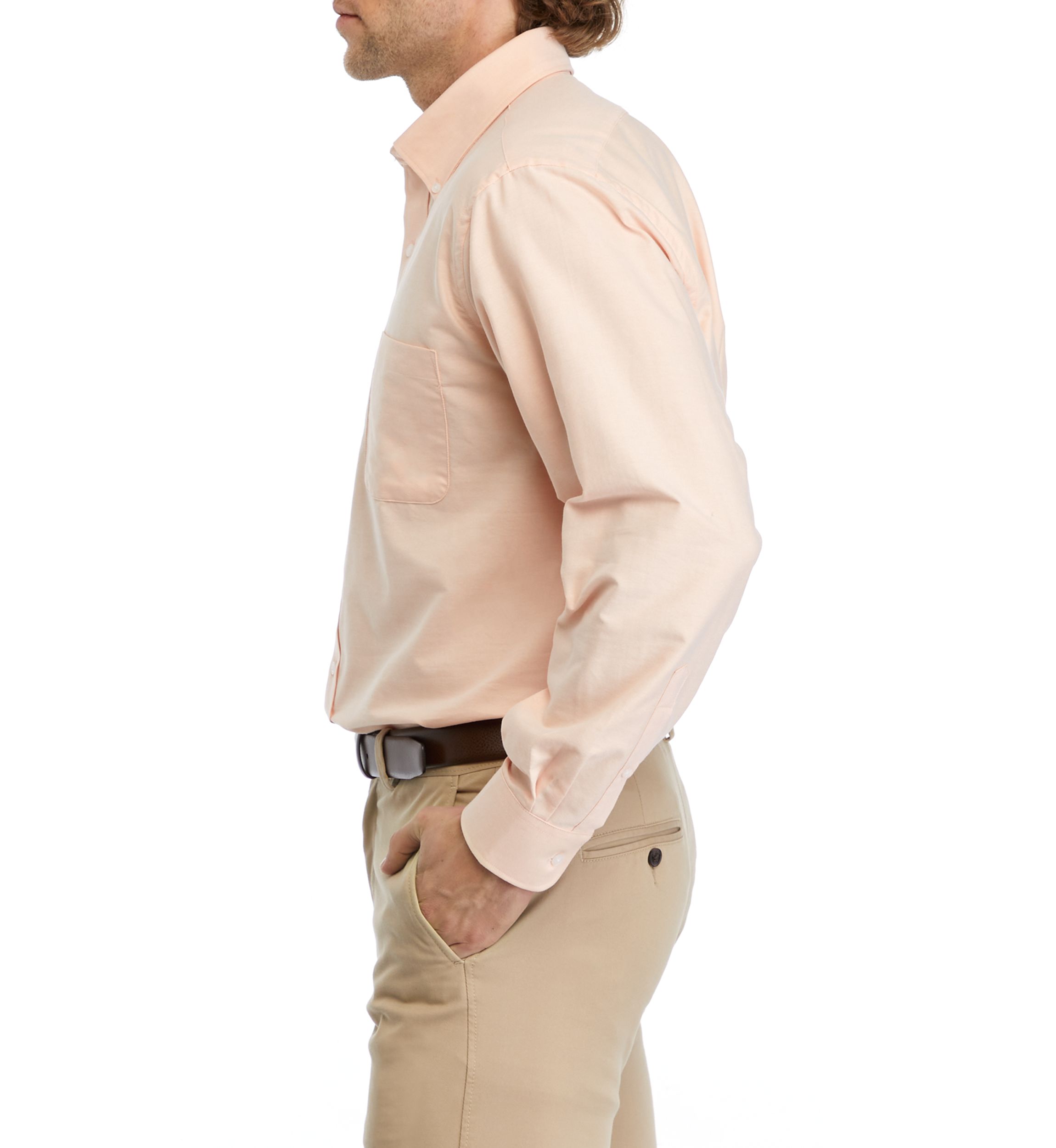 Solid Oxford Button Down Shirt