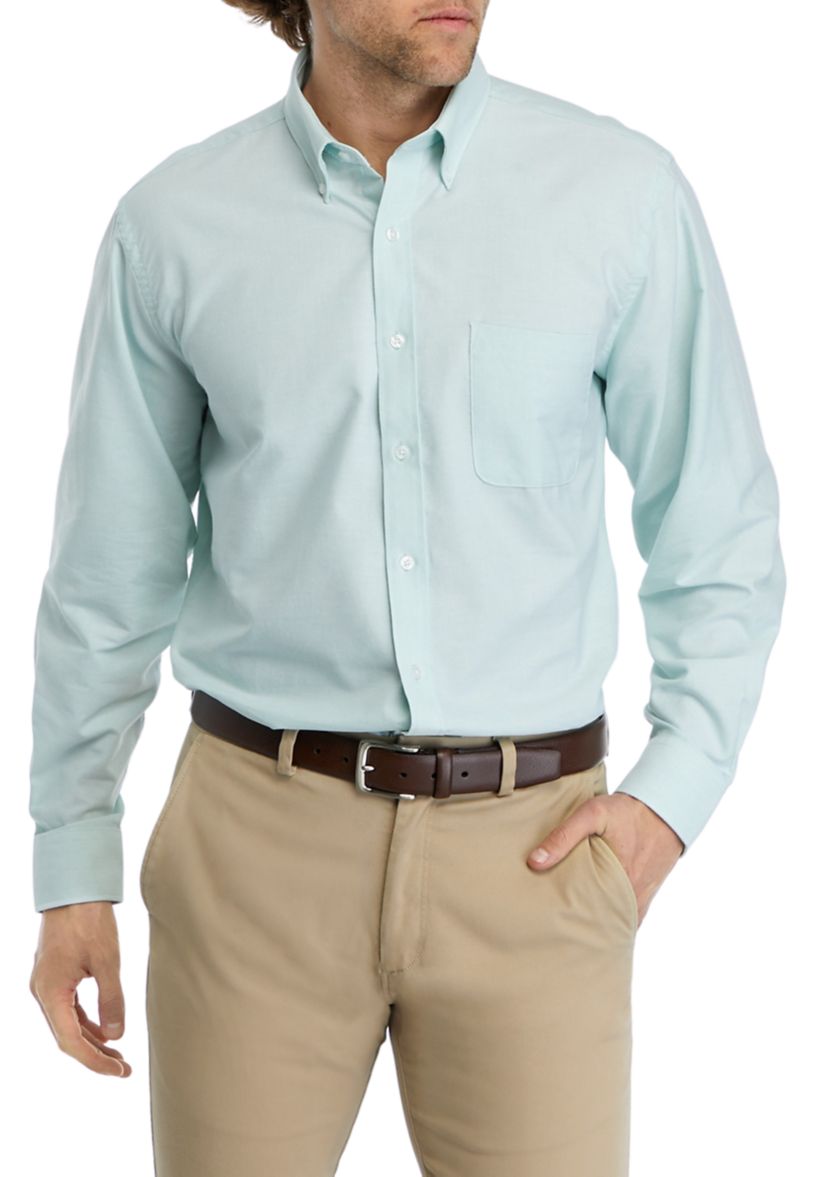 Solid Oxford Button Down Shirt