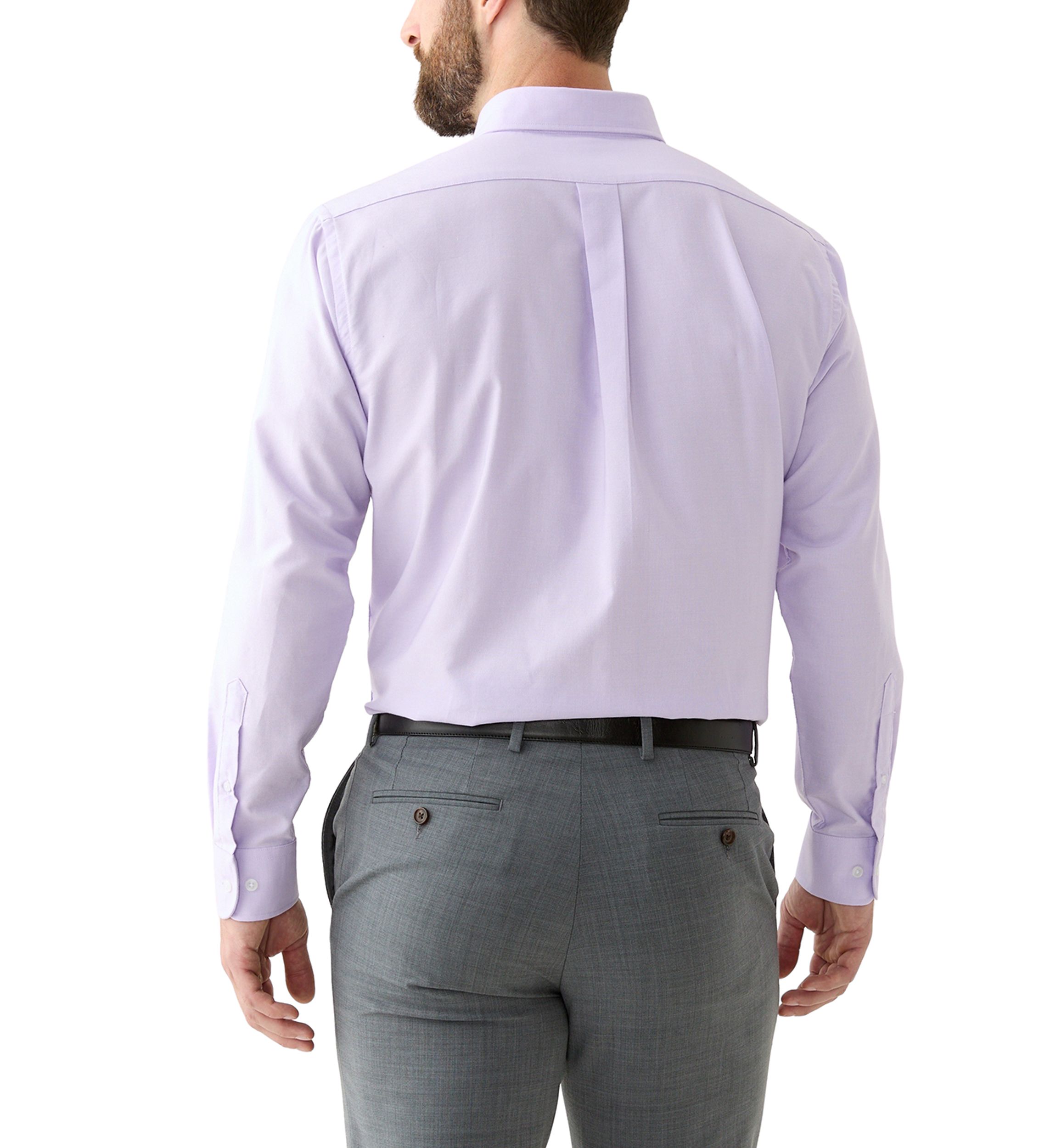 Mens Long Sleeve Button Down Dress Shirt 