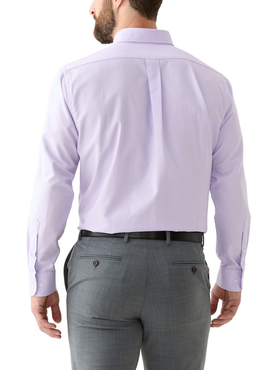 Mens Long Sleeve Button Down Dress Shirt 