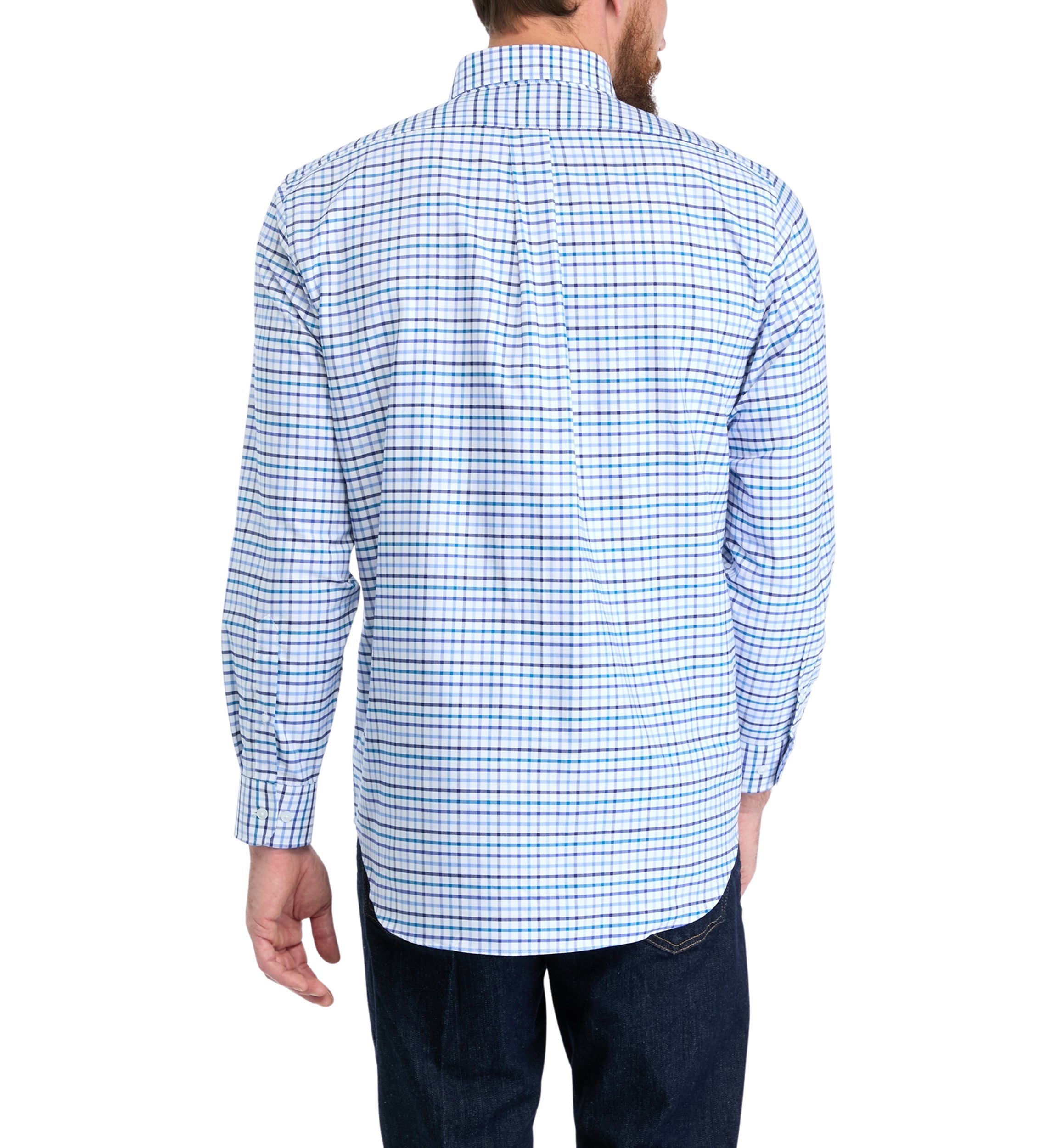 Multi Plaid Dress Shirt 