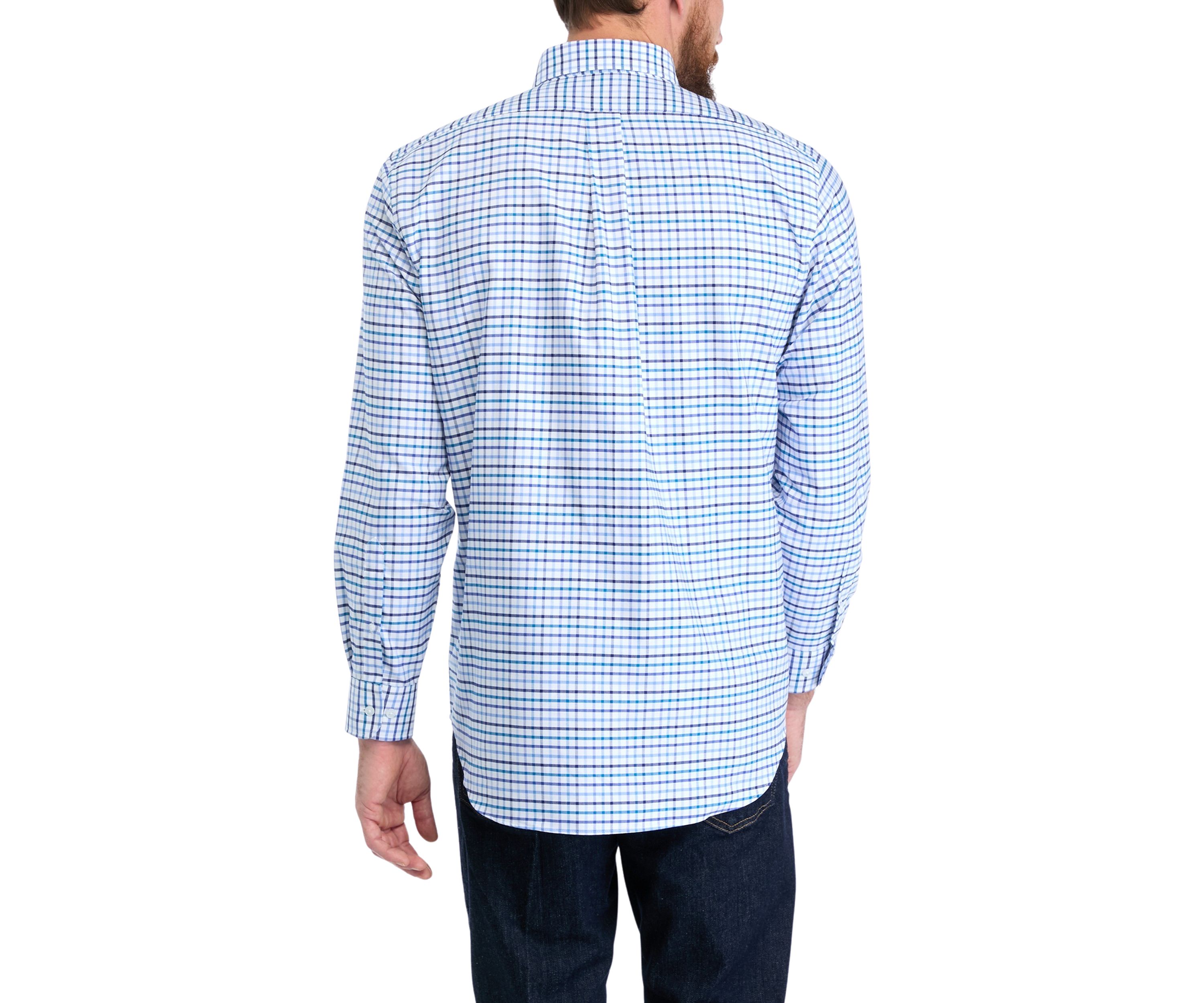 Multi Plaid Dress Shirt 