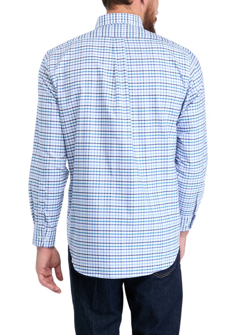 Multi Plaid Dress Shirt 