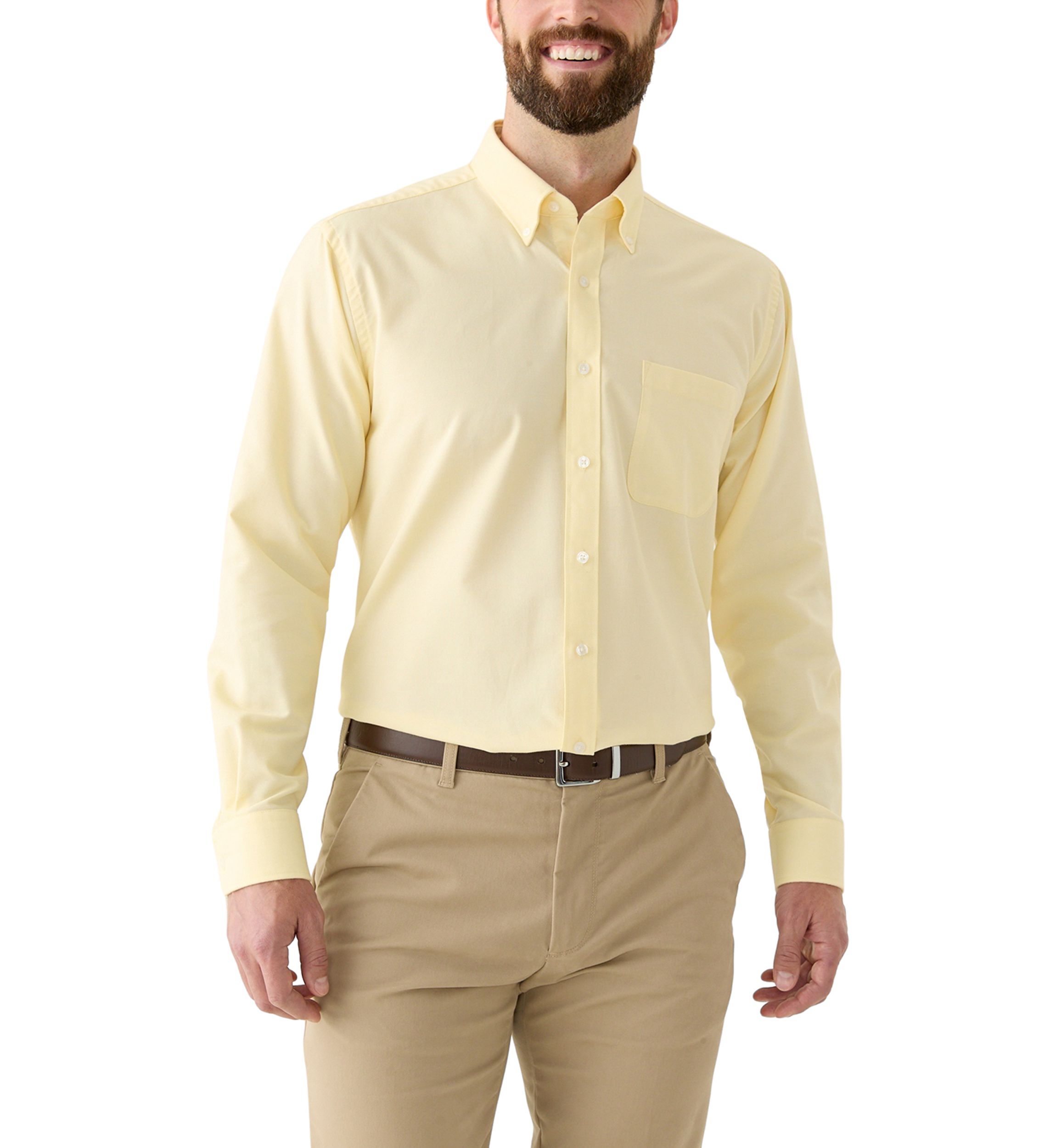  Mens Long Sleeve Button Down Dress Shirt 