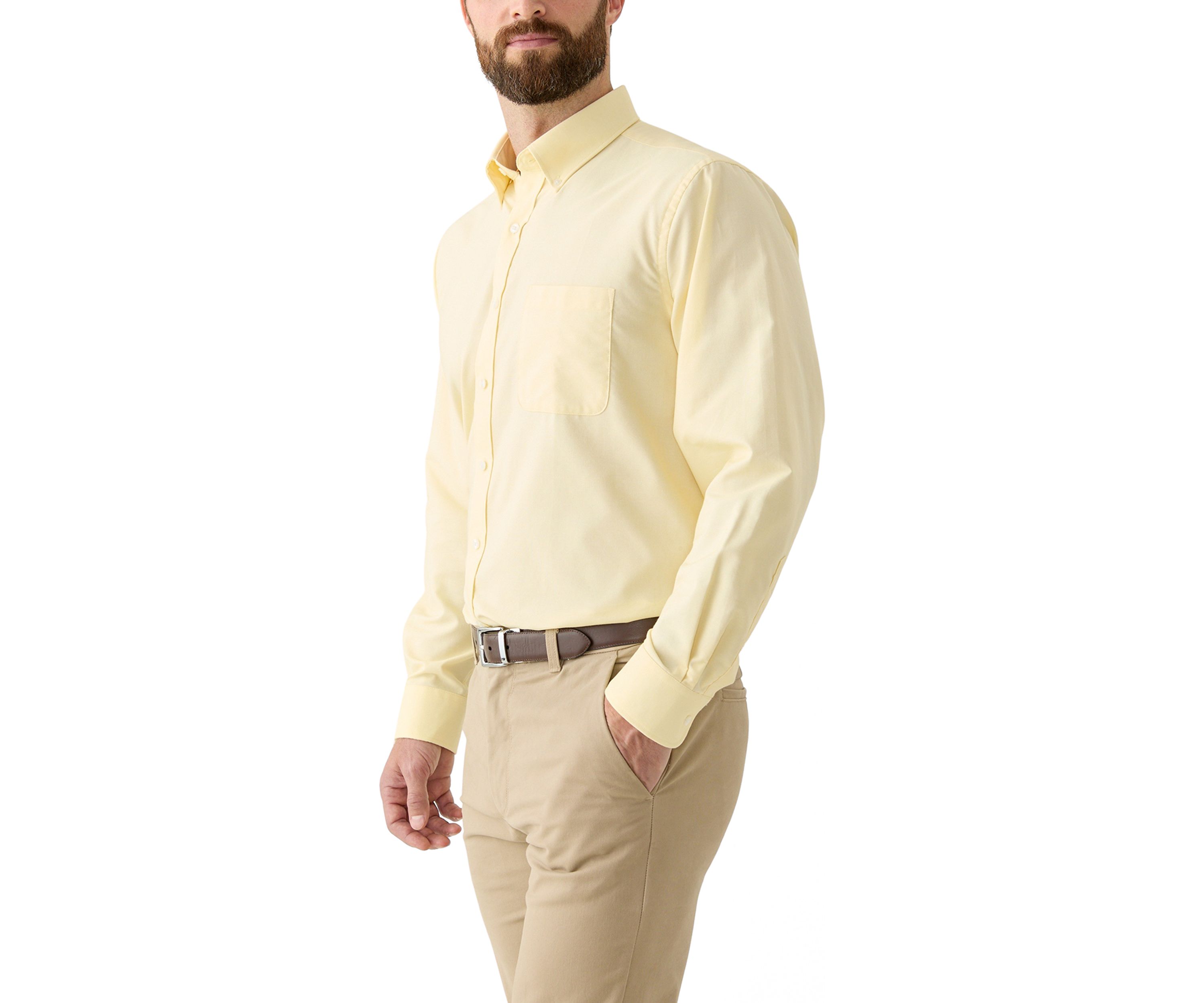  Mens Long Sleeve Button Down Dress Shirt 