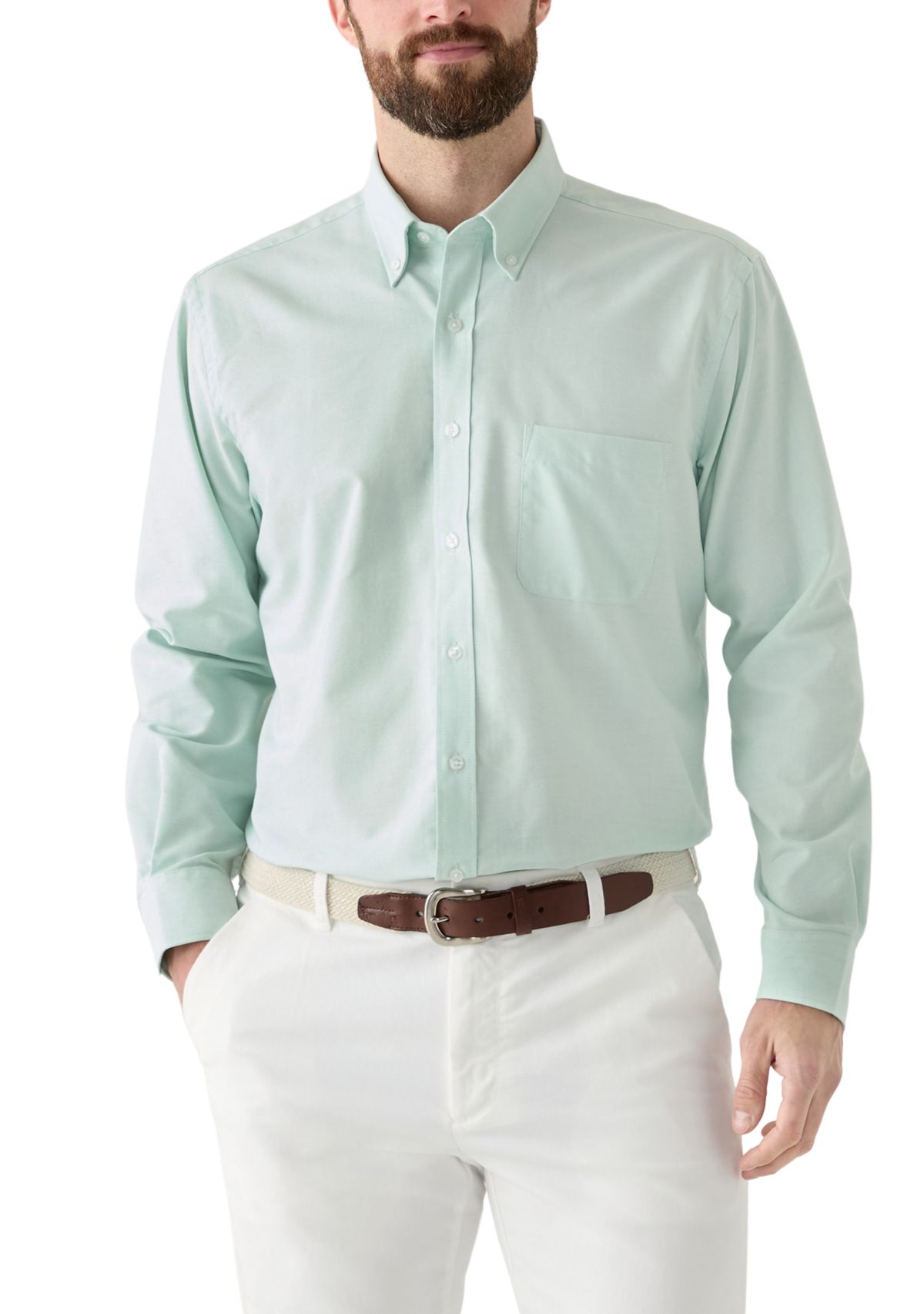 Solid Oxford Dress Shirt 