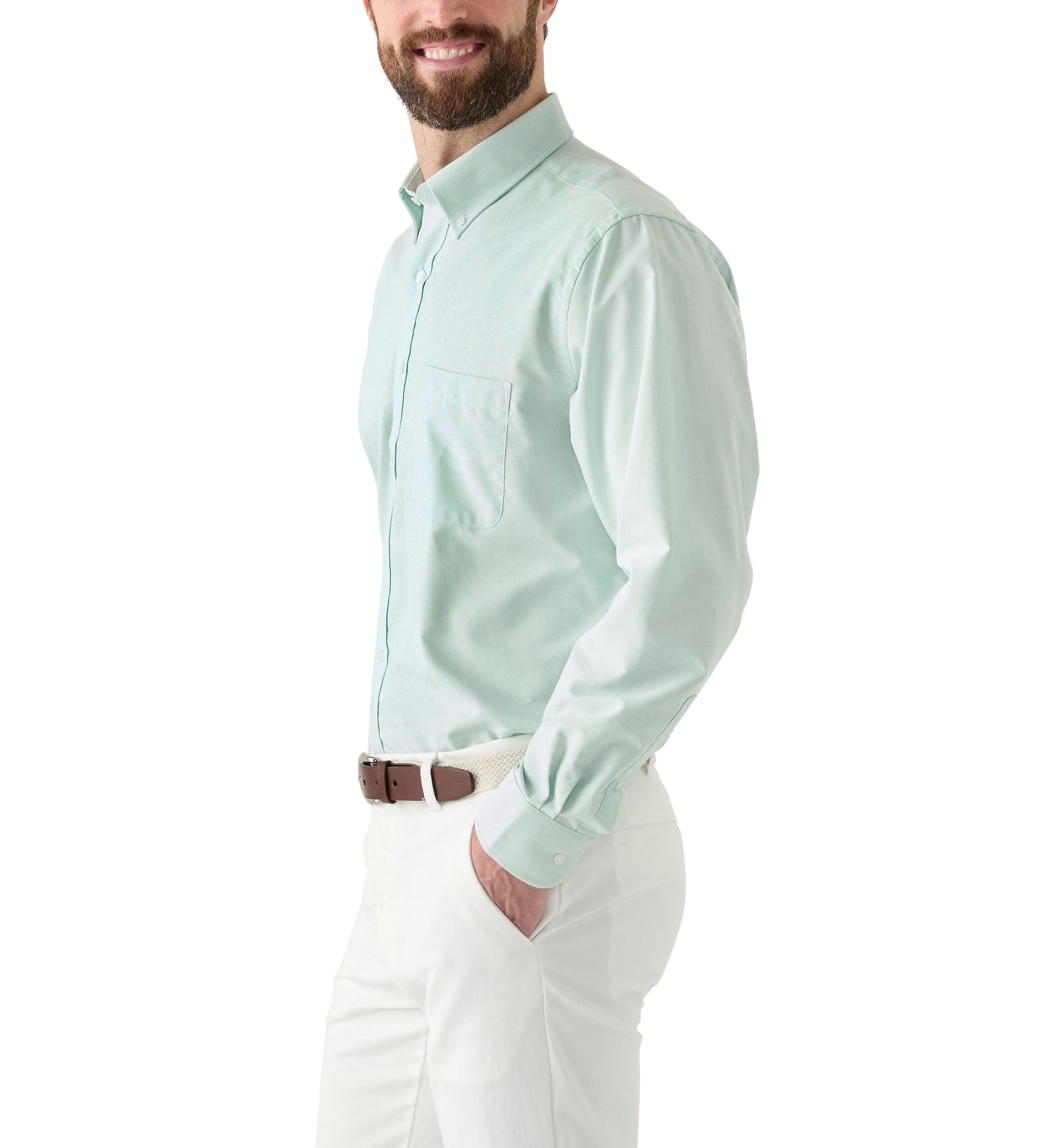 Solid Oxford Dress Shirt 