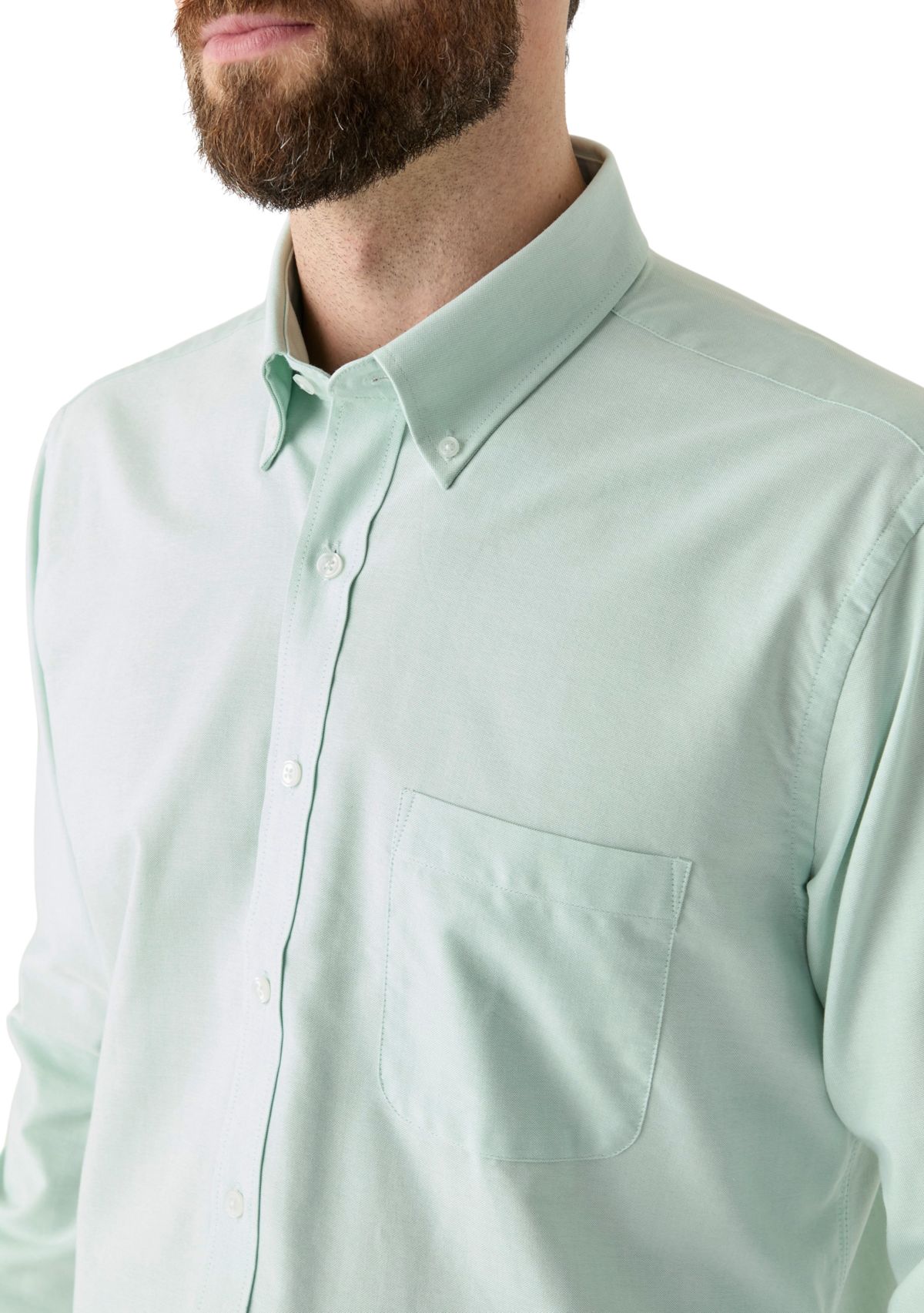 Solid Oxford Dress Shirt 