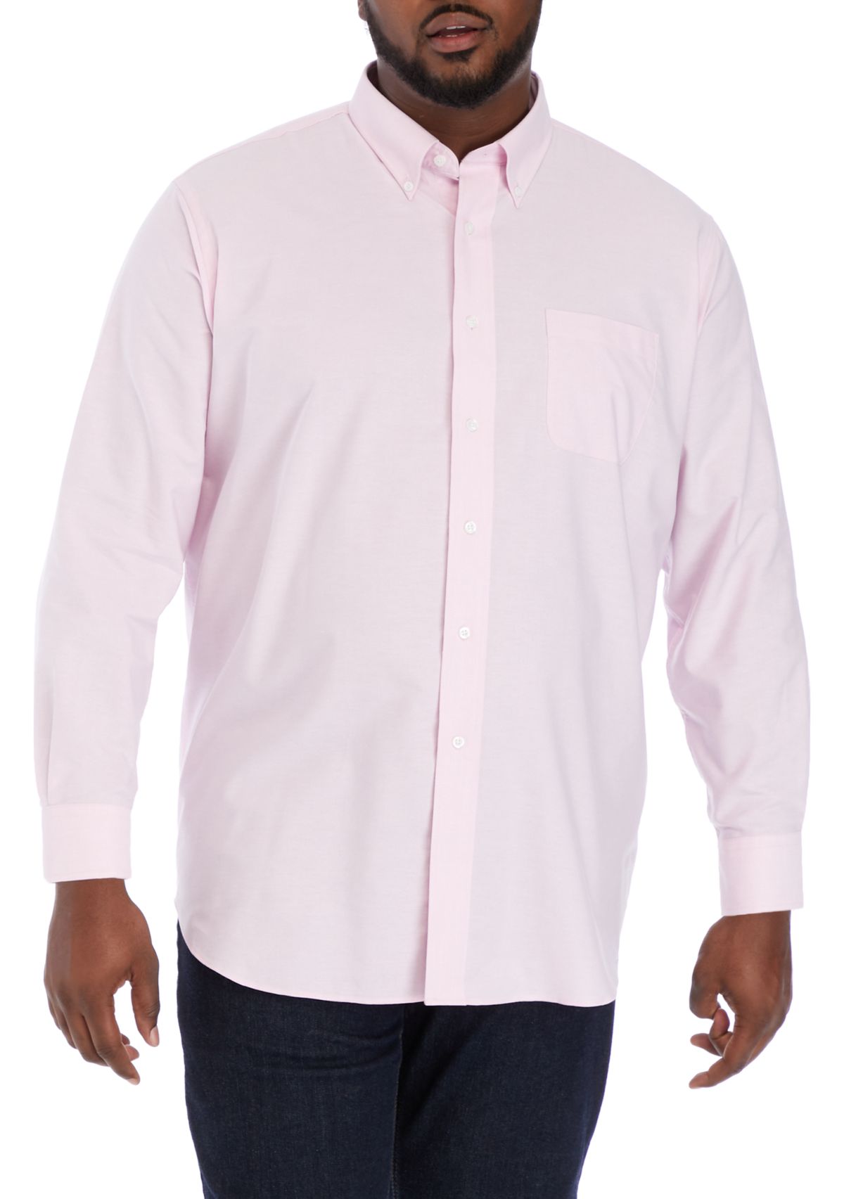 Big & Tall Long Sleeve Oxford Shirt 