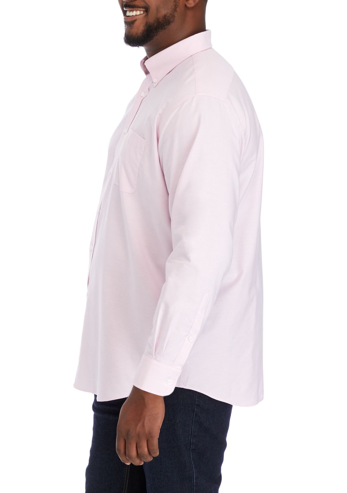 Big & Tall Long Sleeve Oxford Shirt 