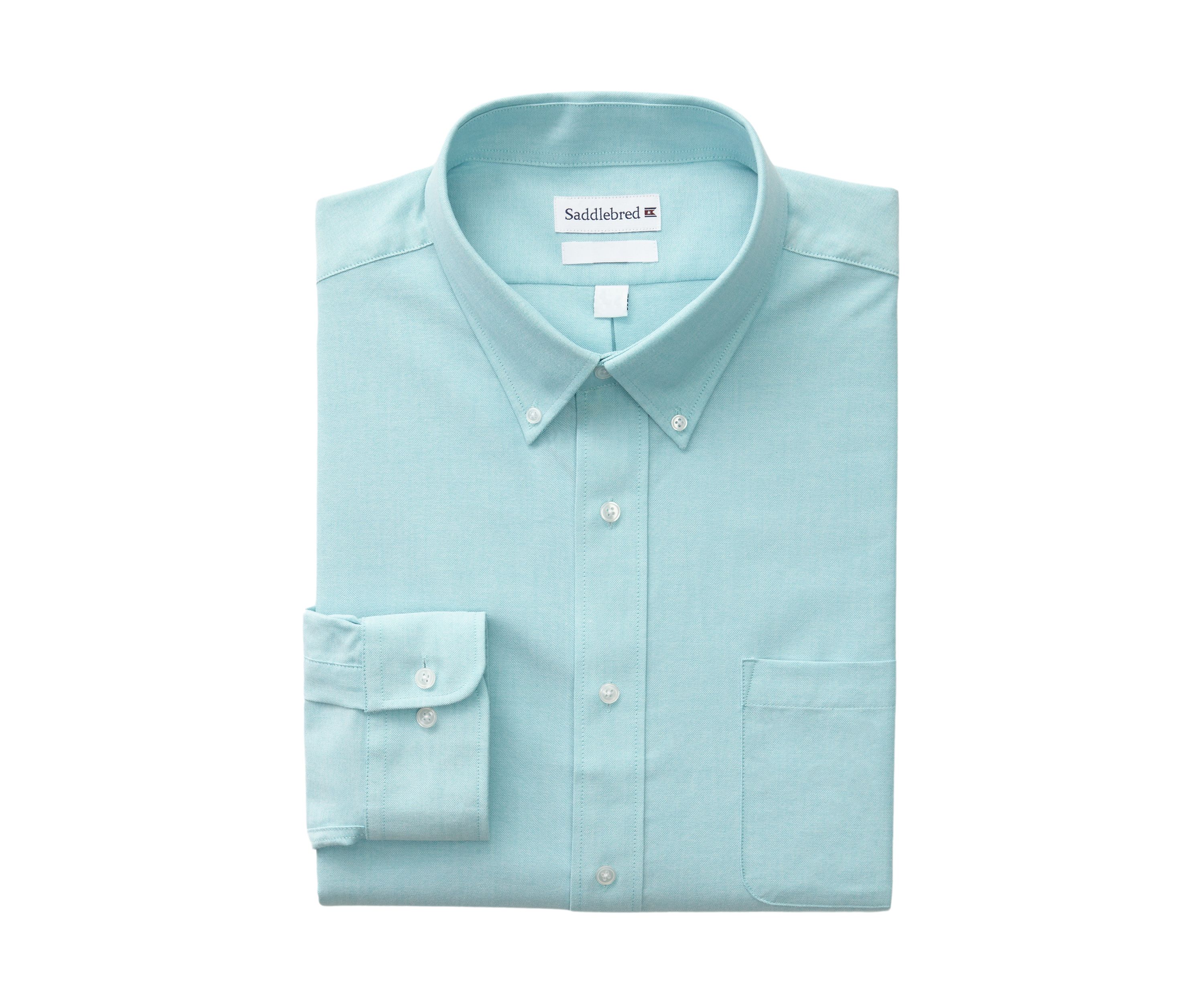 Mens Big Solid Oxford Button Down Shirt
