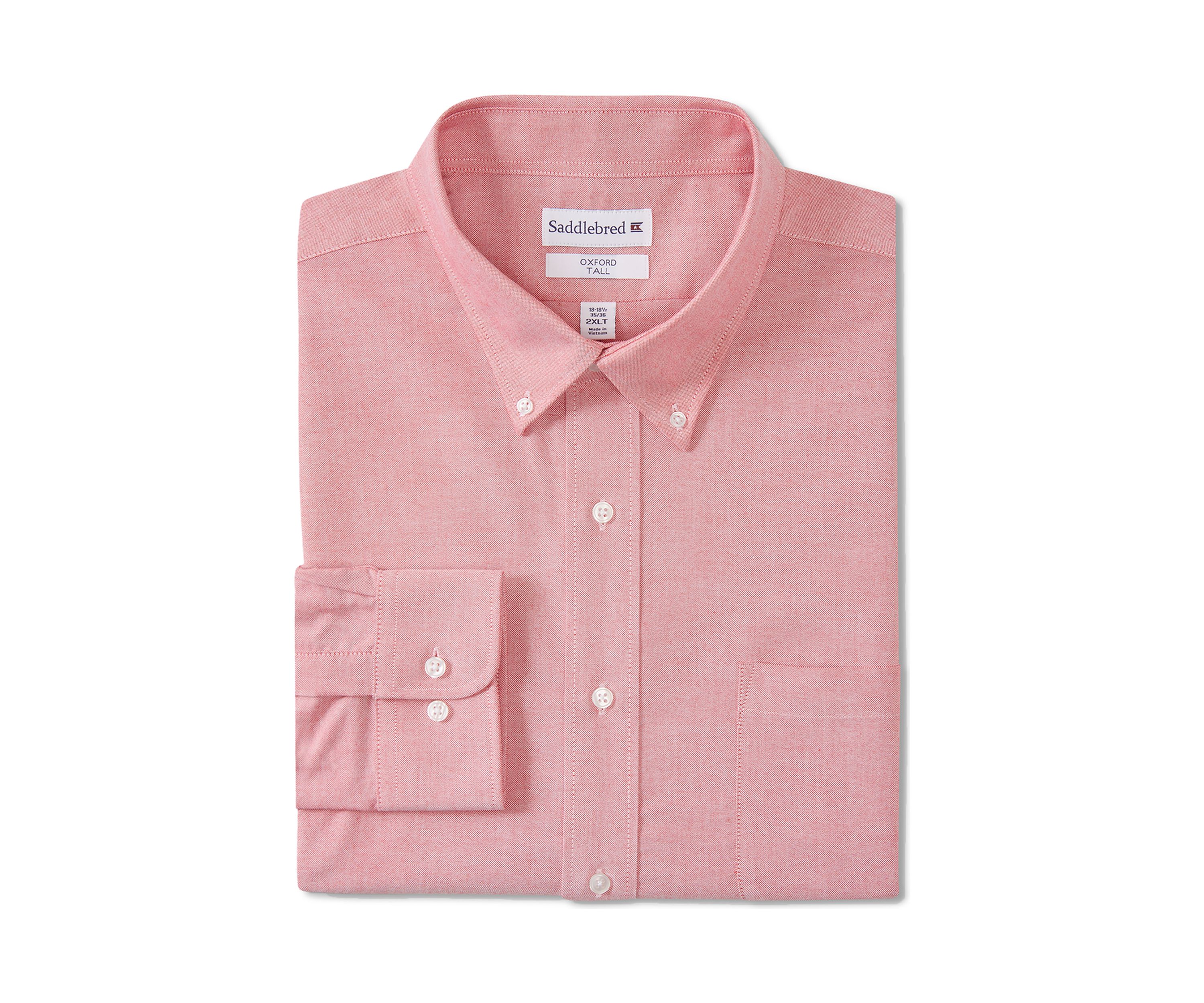 Mens Tall Button-Down Collar Oxford Shirt 