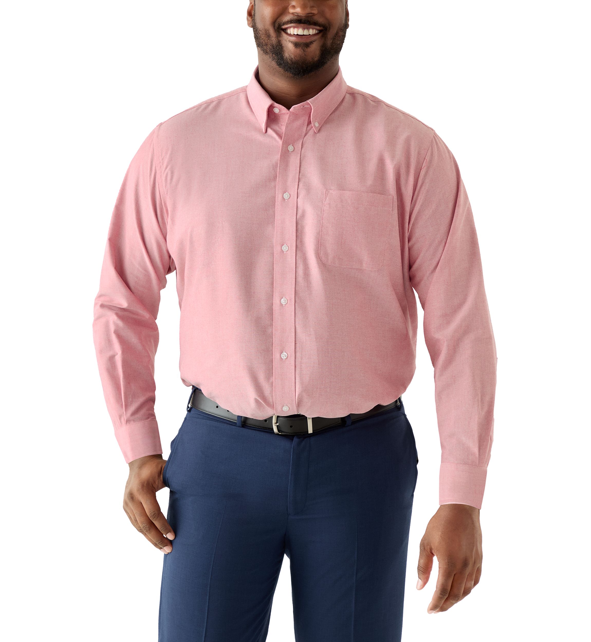 Mens Tall Button-Down Collar Oxford Shirt 