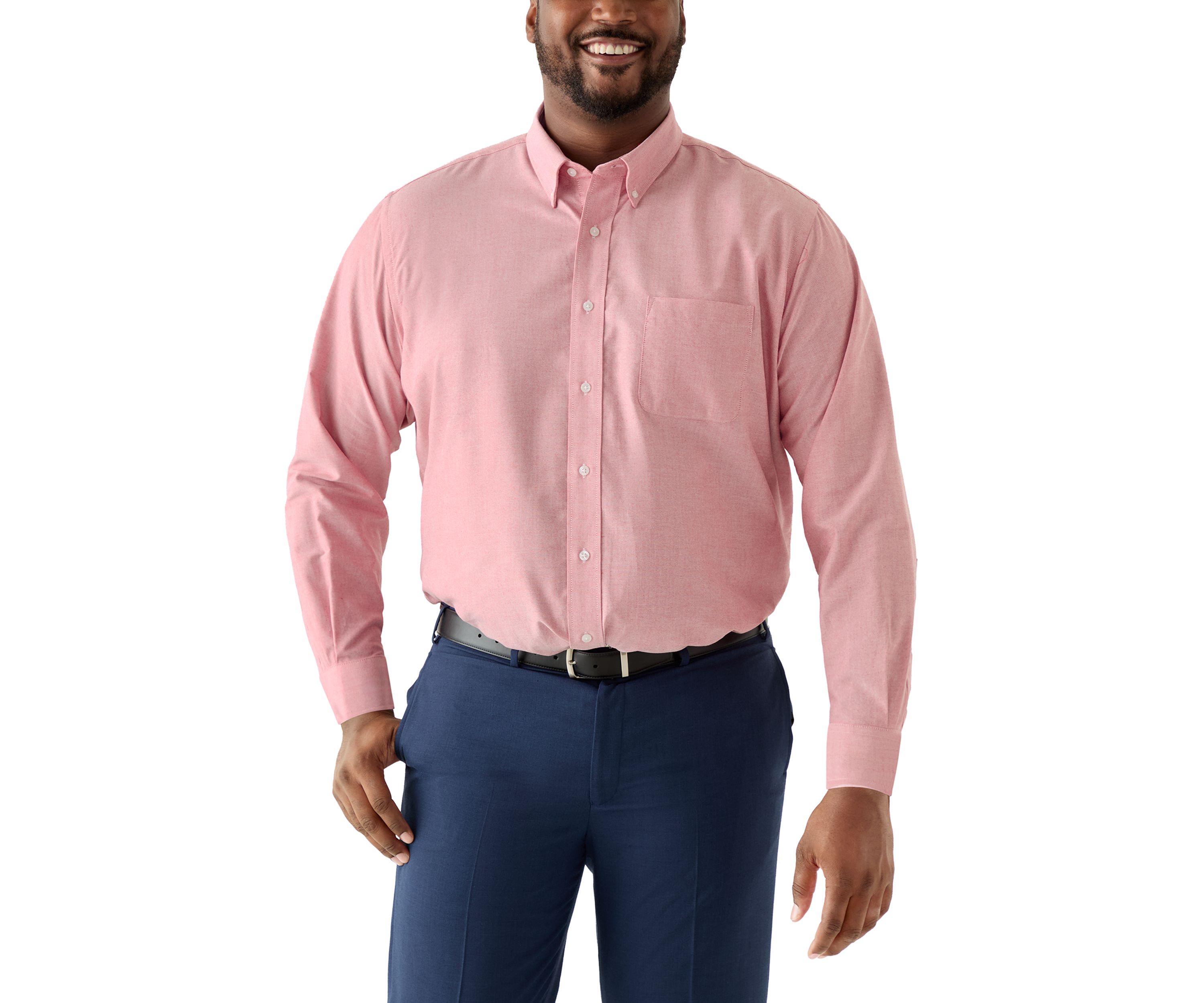 Mens Tall Button-Down Collar Oxford Shirt 