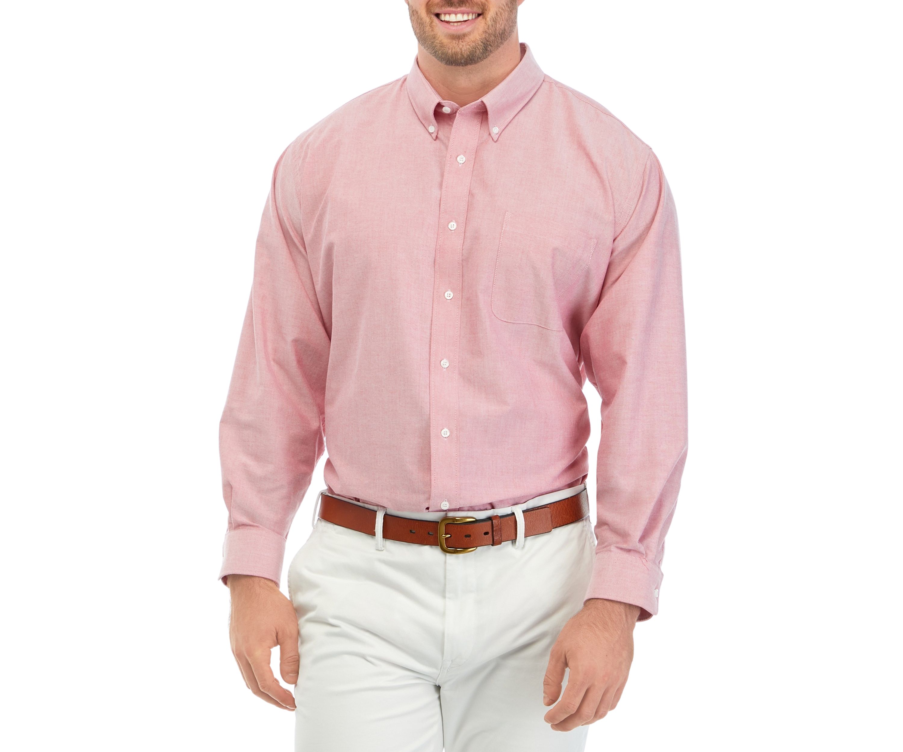 Mens Tall Solid Oxford Shirt 