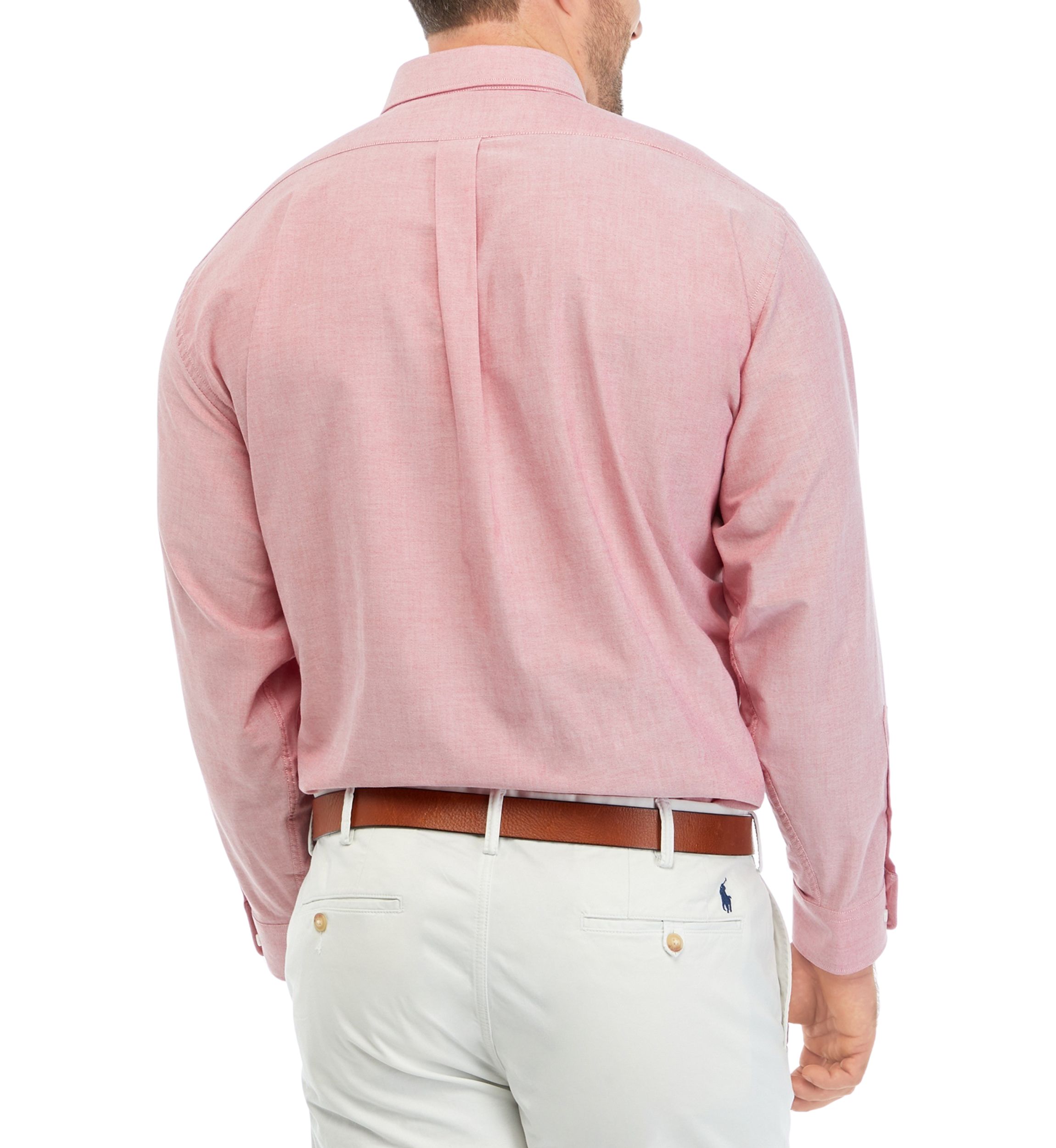Mens Tall Solid Oxford Shirt 