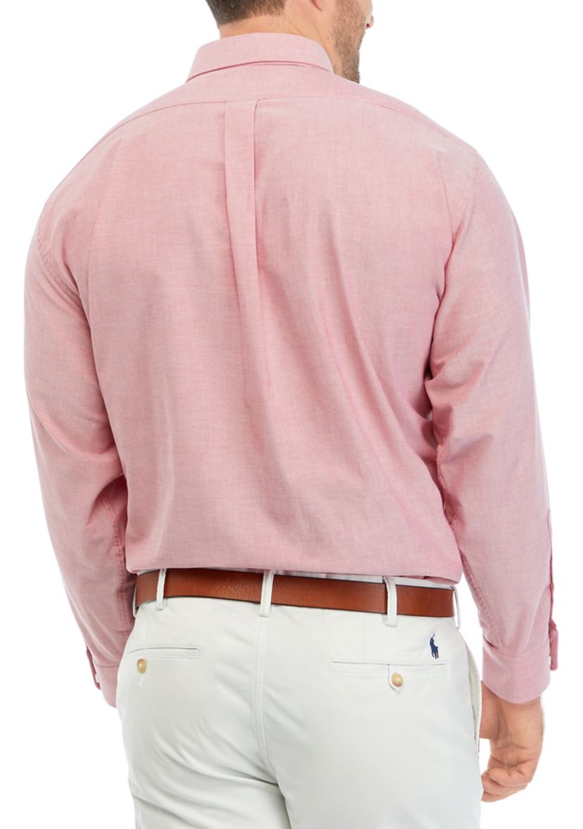 Mens Tall Solid Oxford Shirt 