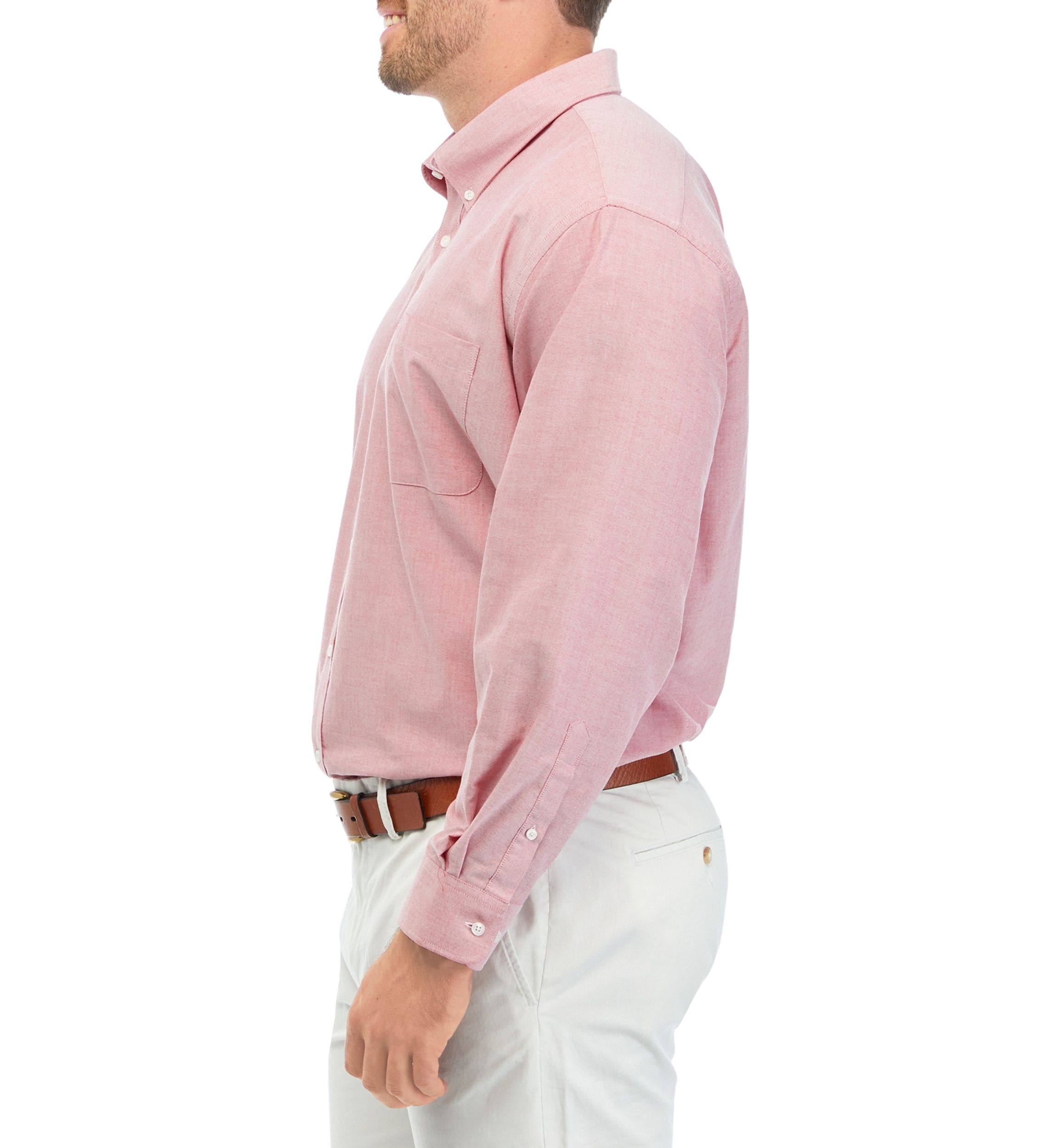 Mens Tall Solid Oxford Shirt 