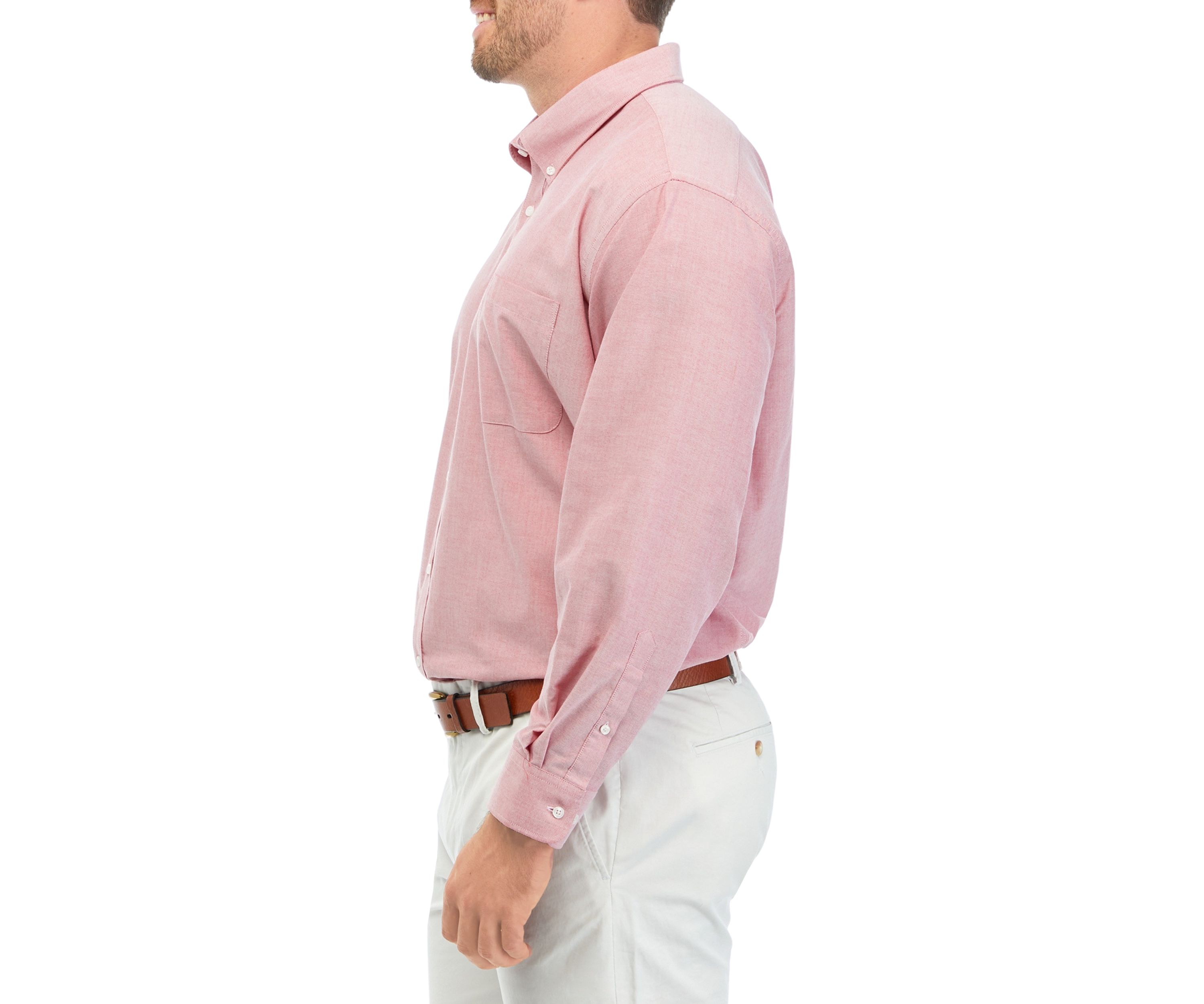 Mens Tall Solid Oxford Shirt 