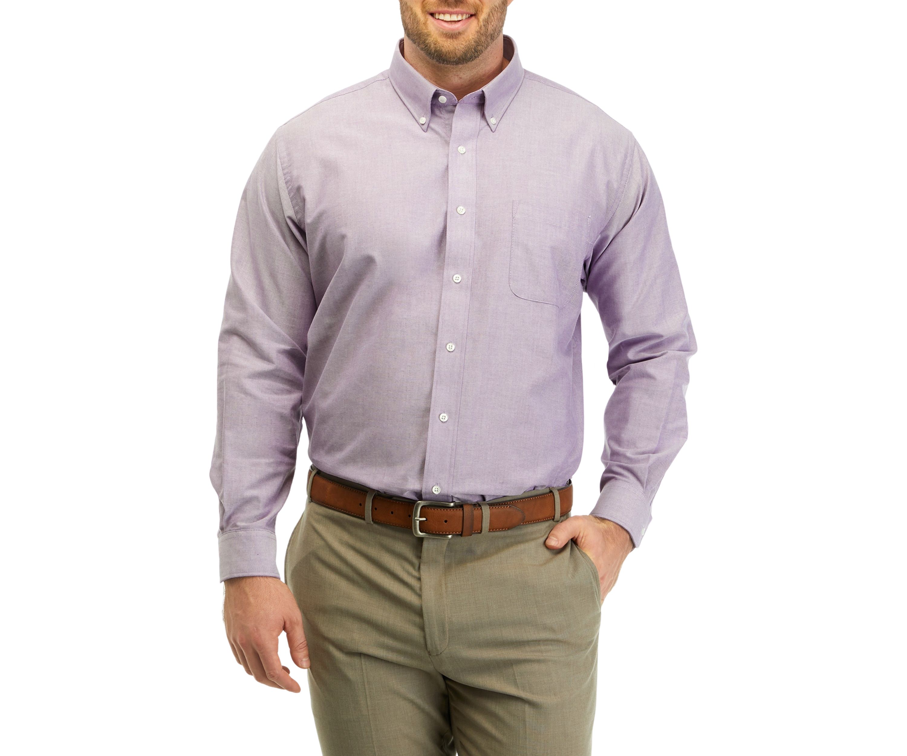 Mens Tall Button Down Collar Oxford Shirt