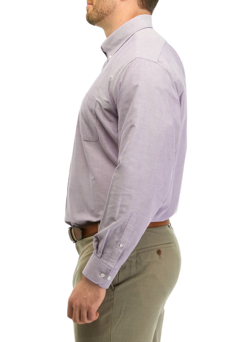 Mens Tall Button Down Collar Oxford Shirt