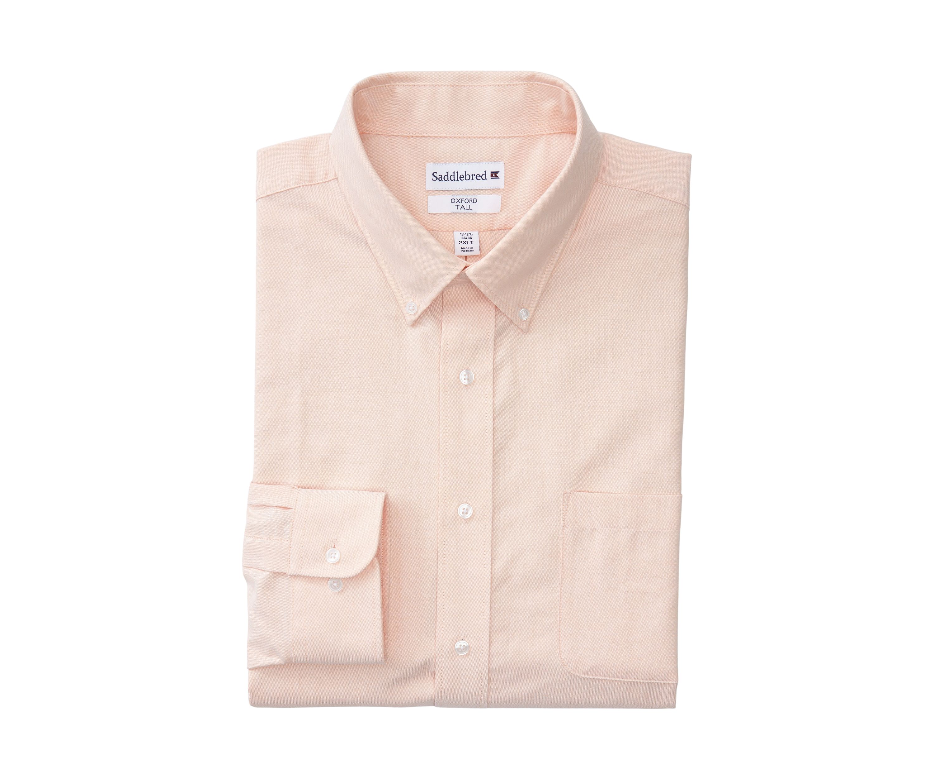 Mens Tall Solid Oxford Shirt