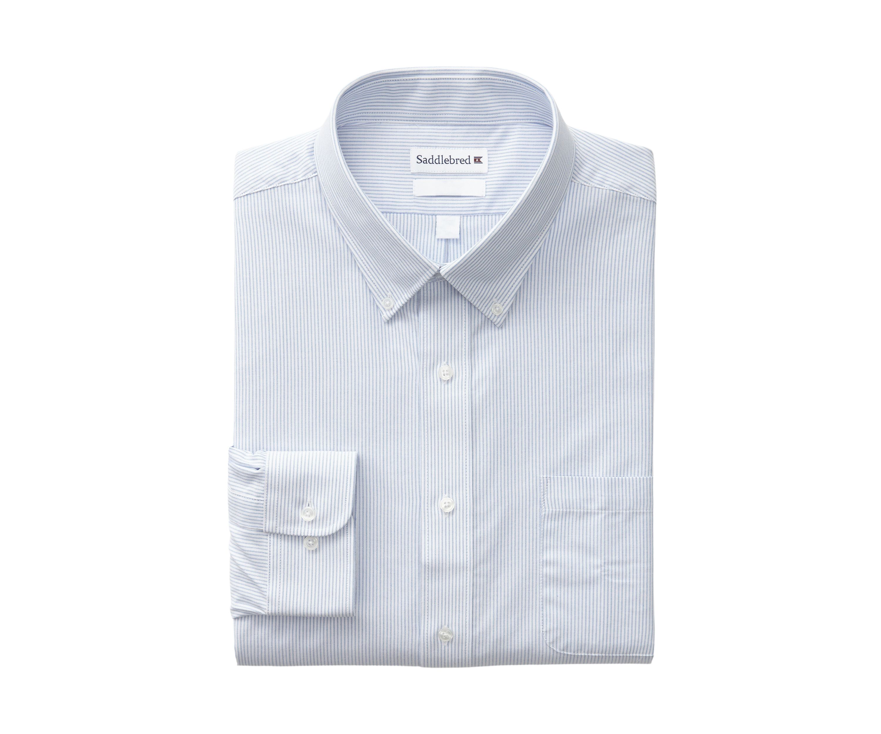 Mens Tall Striped Oxford Shirt