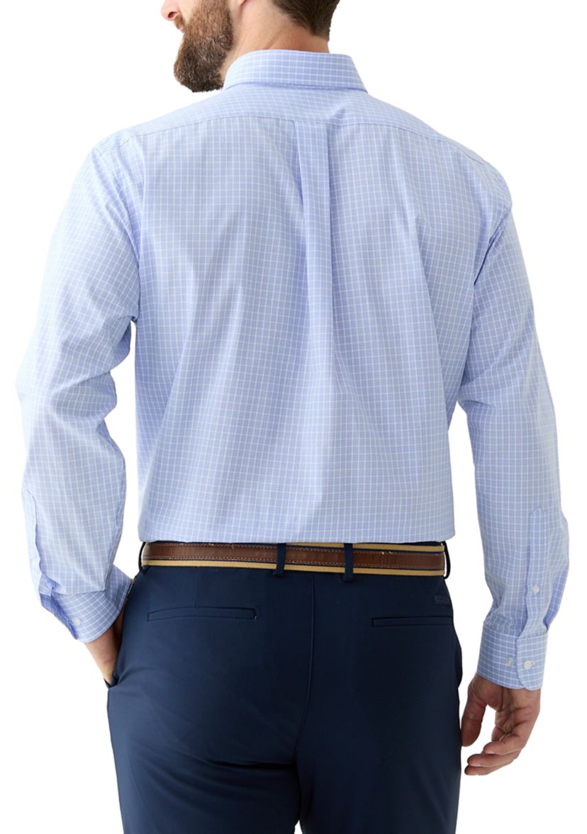 	  Mens Long Sleeve Button Down Dress Shirt 