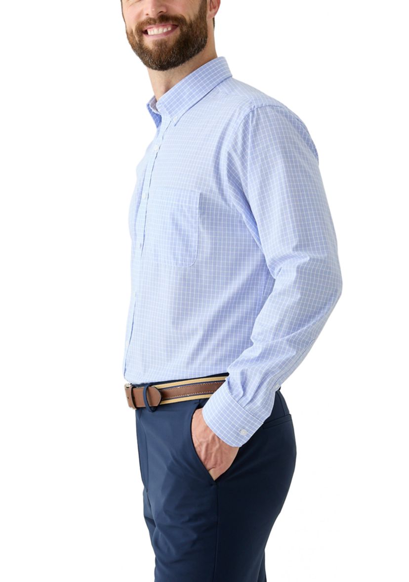 	  Mens Long Sleeve Button Down Dress Shirt 
