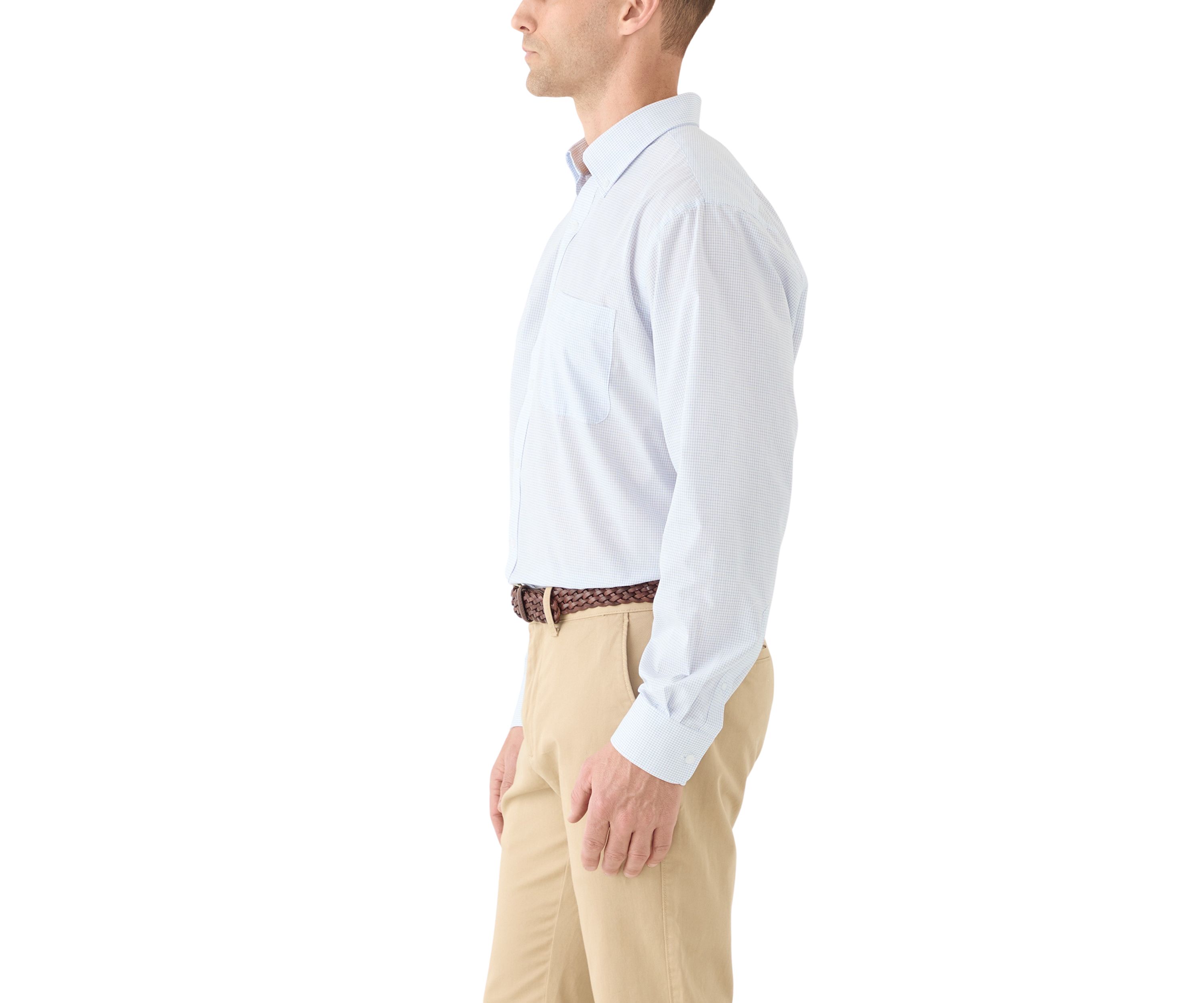 Grid Printed Button Down Shirt