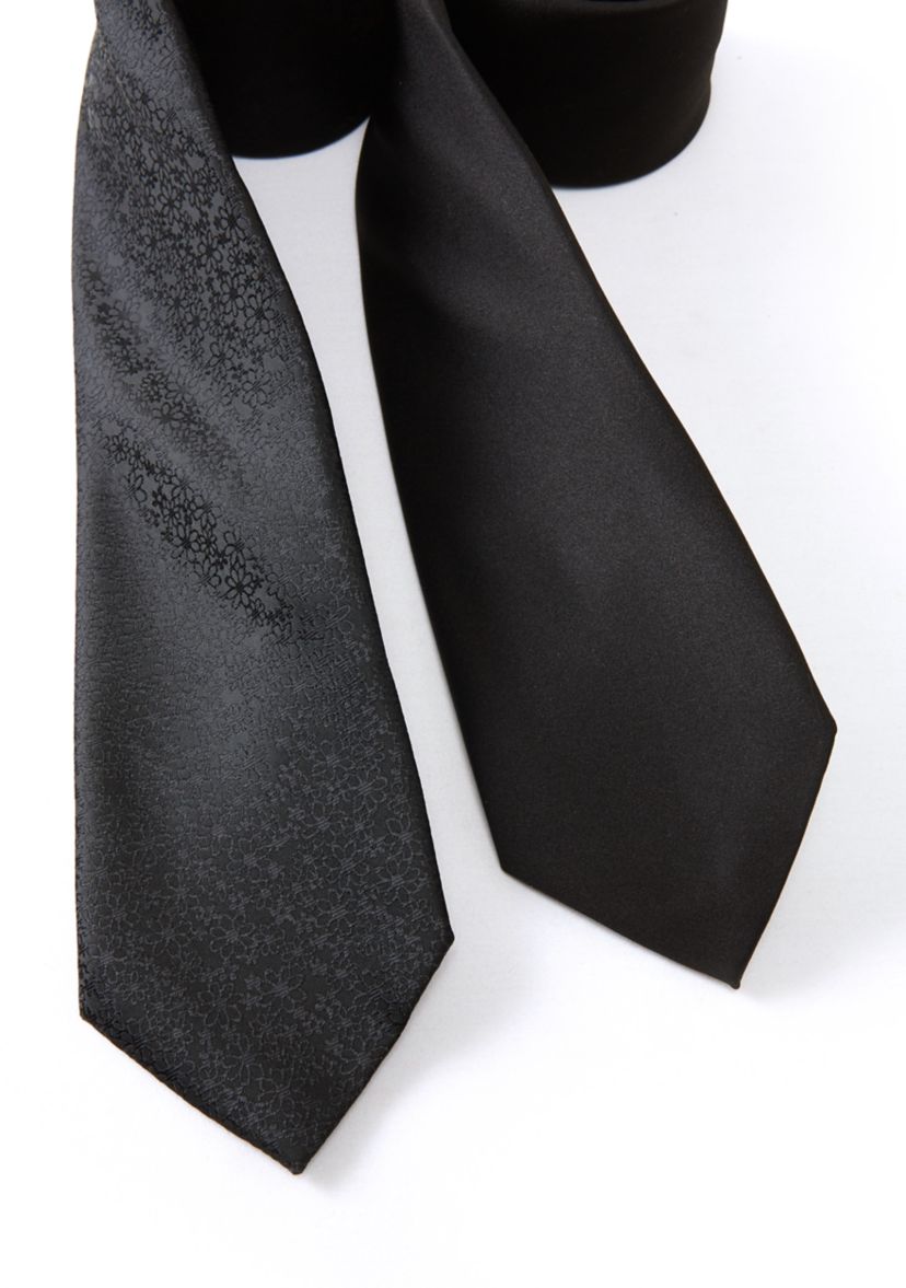 Big & Tall Floral 2-Tie Set