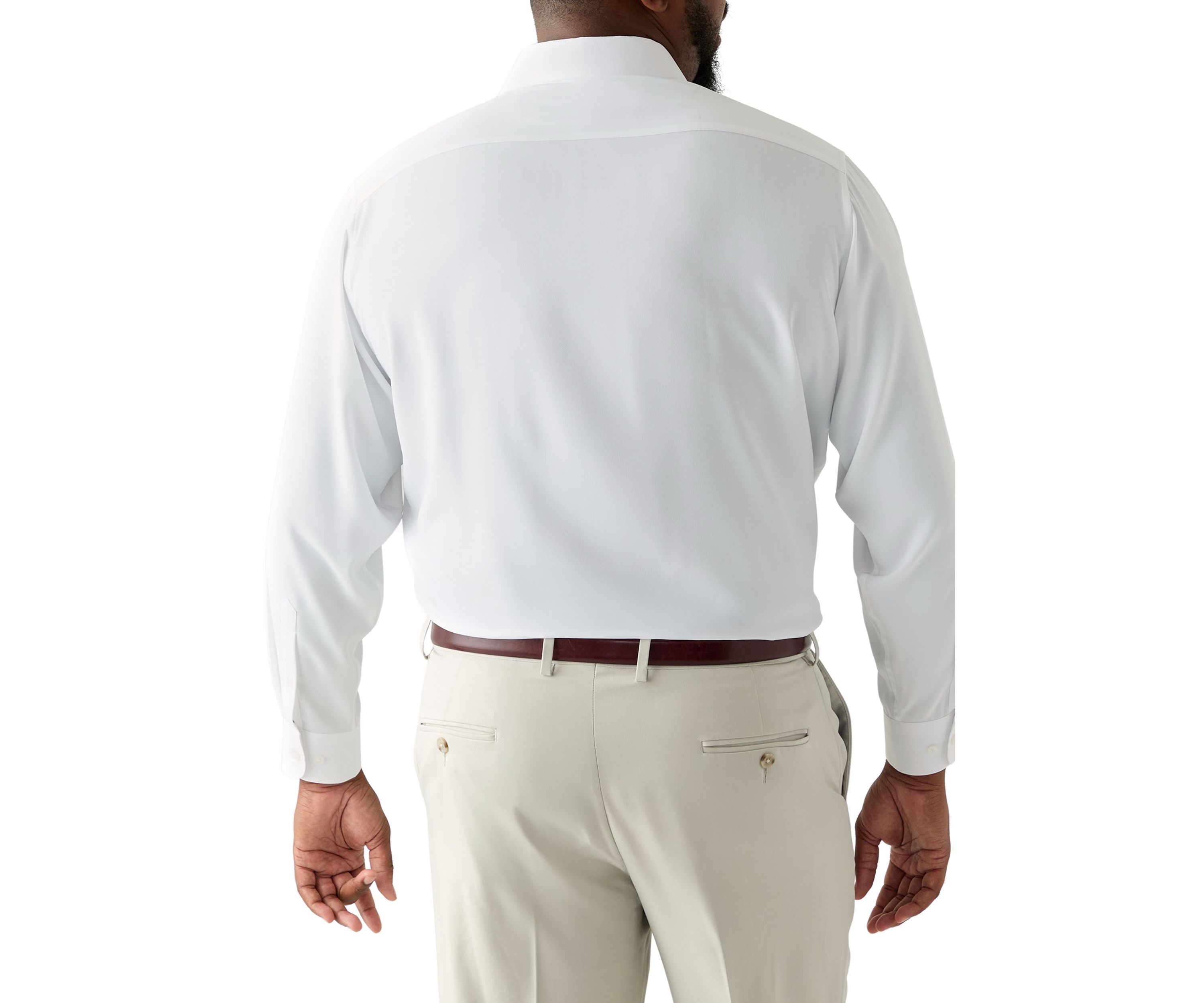 Big Twill Solid Performance Dress Shirt