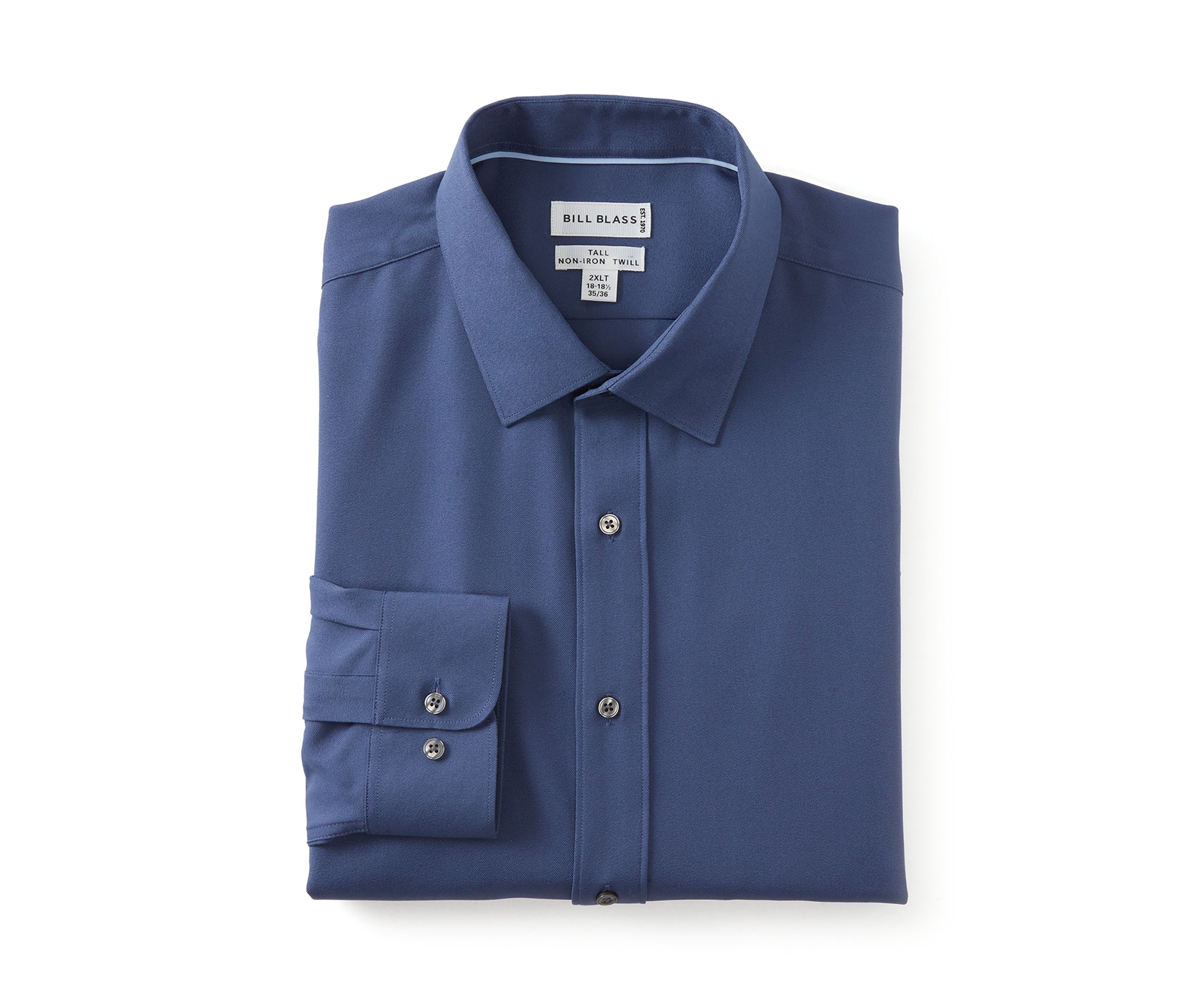 Big Twill Solid Performance Dress Shirt