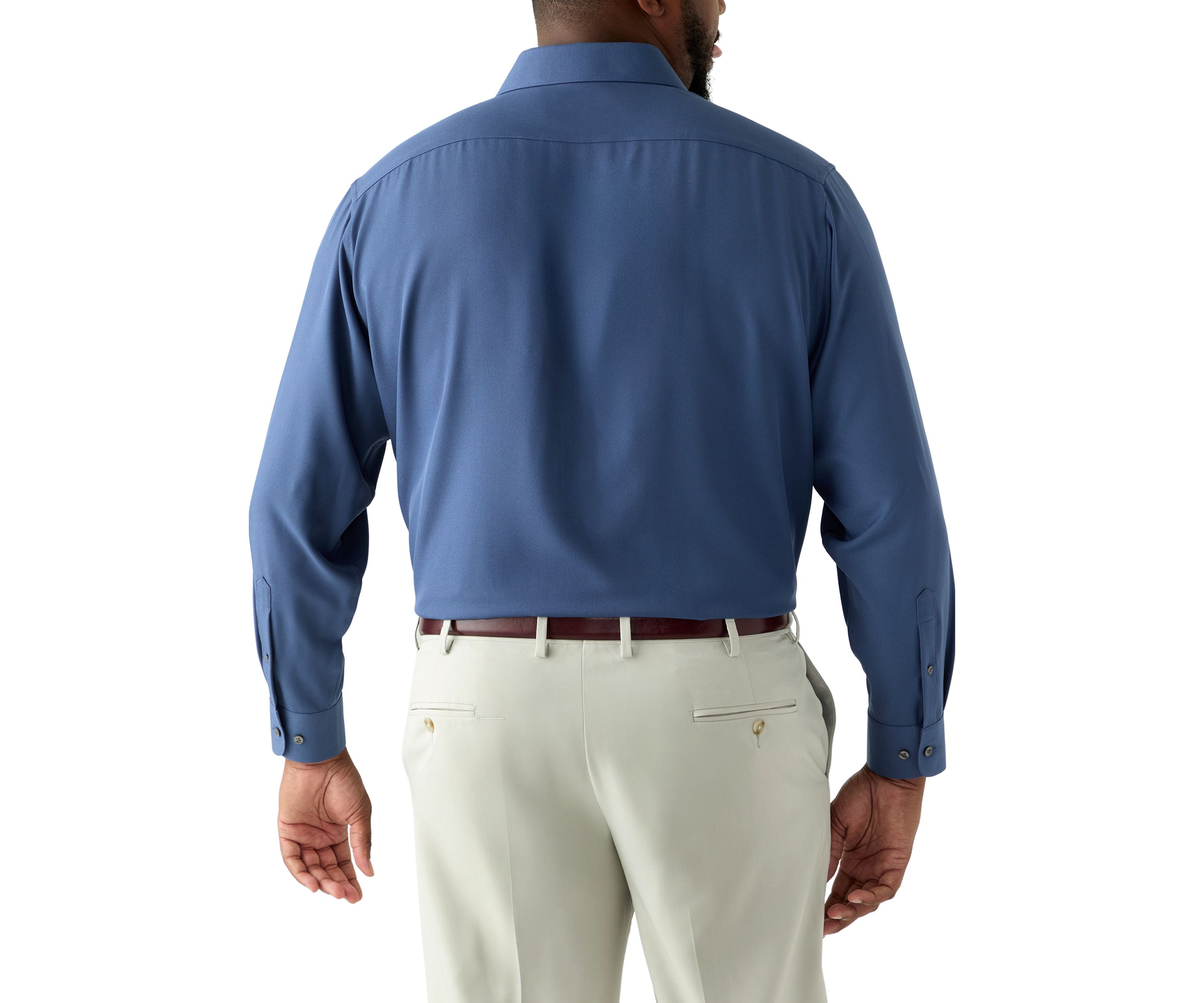 Big Twill Solid Performance Dress Shirt