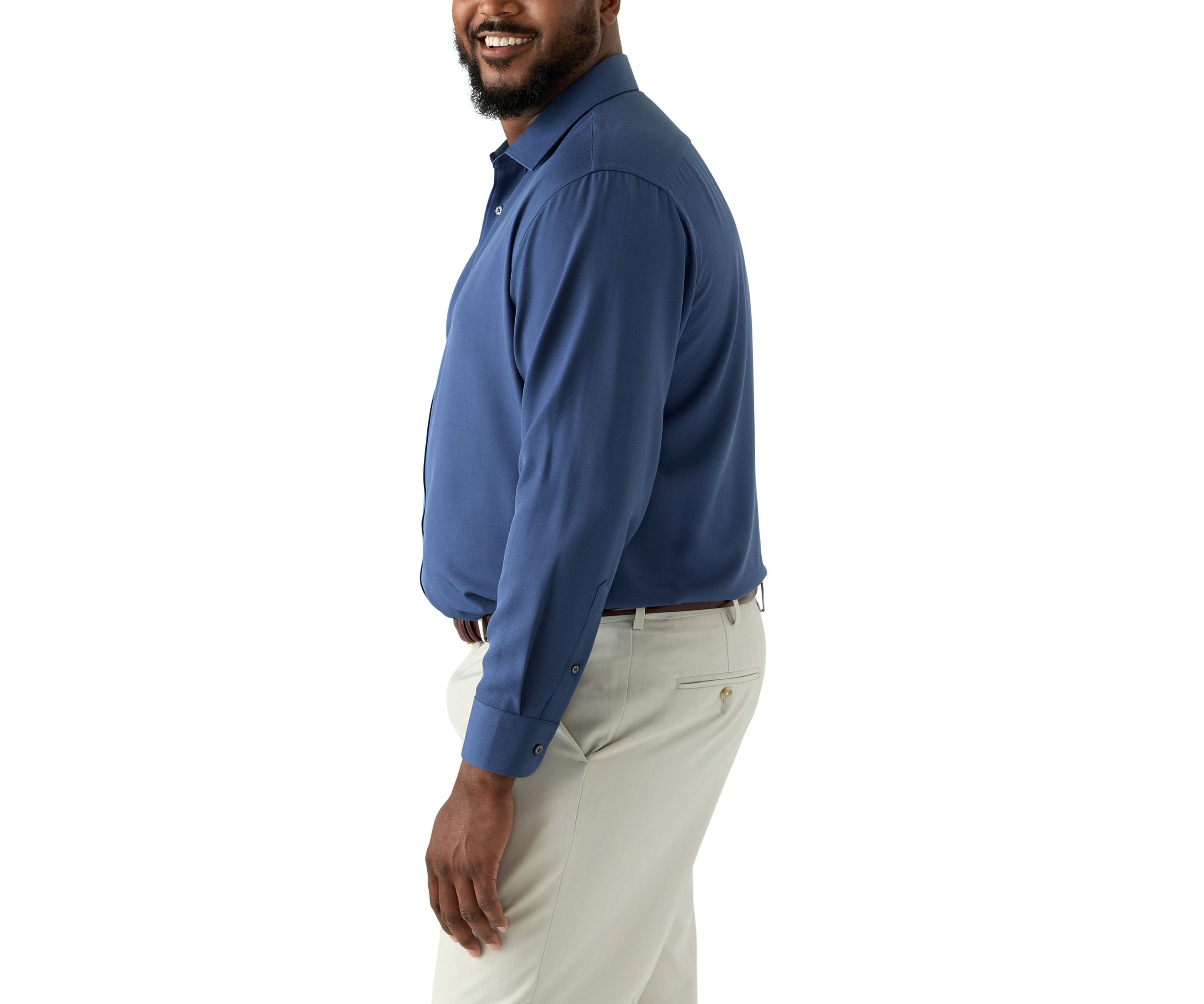 Big Twill Solid Performance Dress Shirt