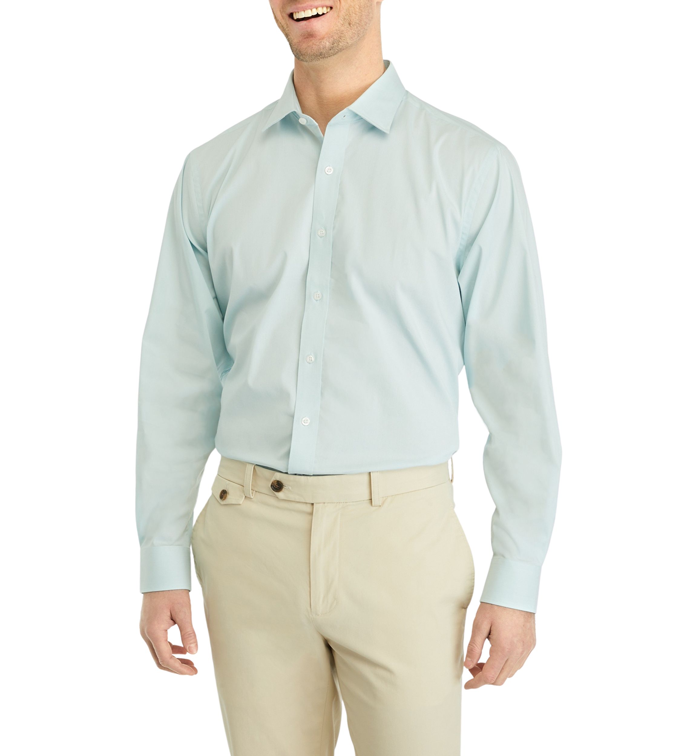 Soft Green Textured Button Down Shirt