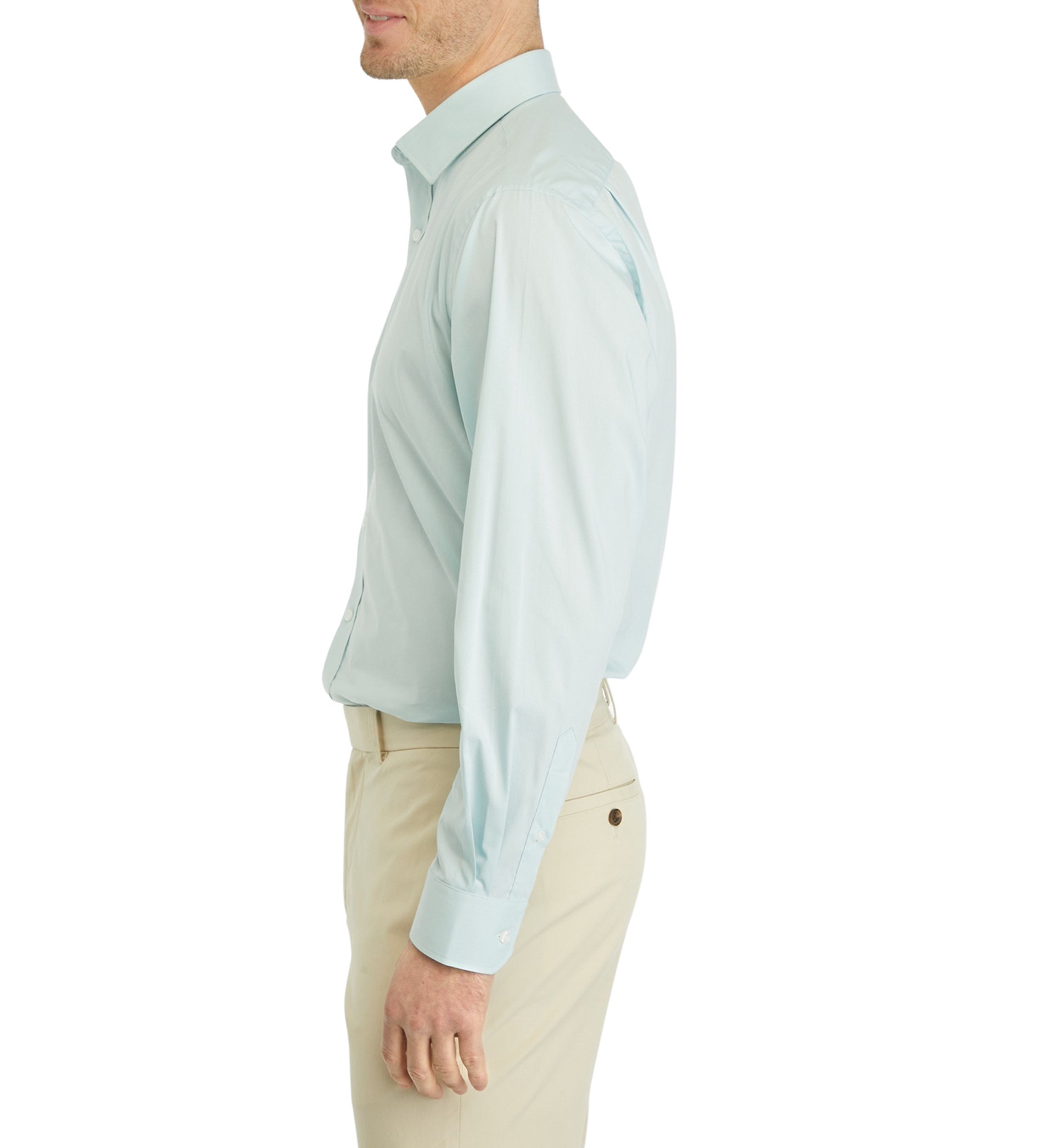 Soft Green Textured Button Down Shirt