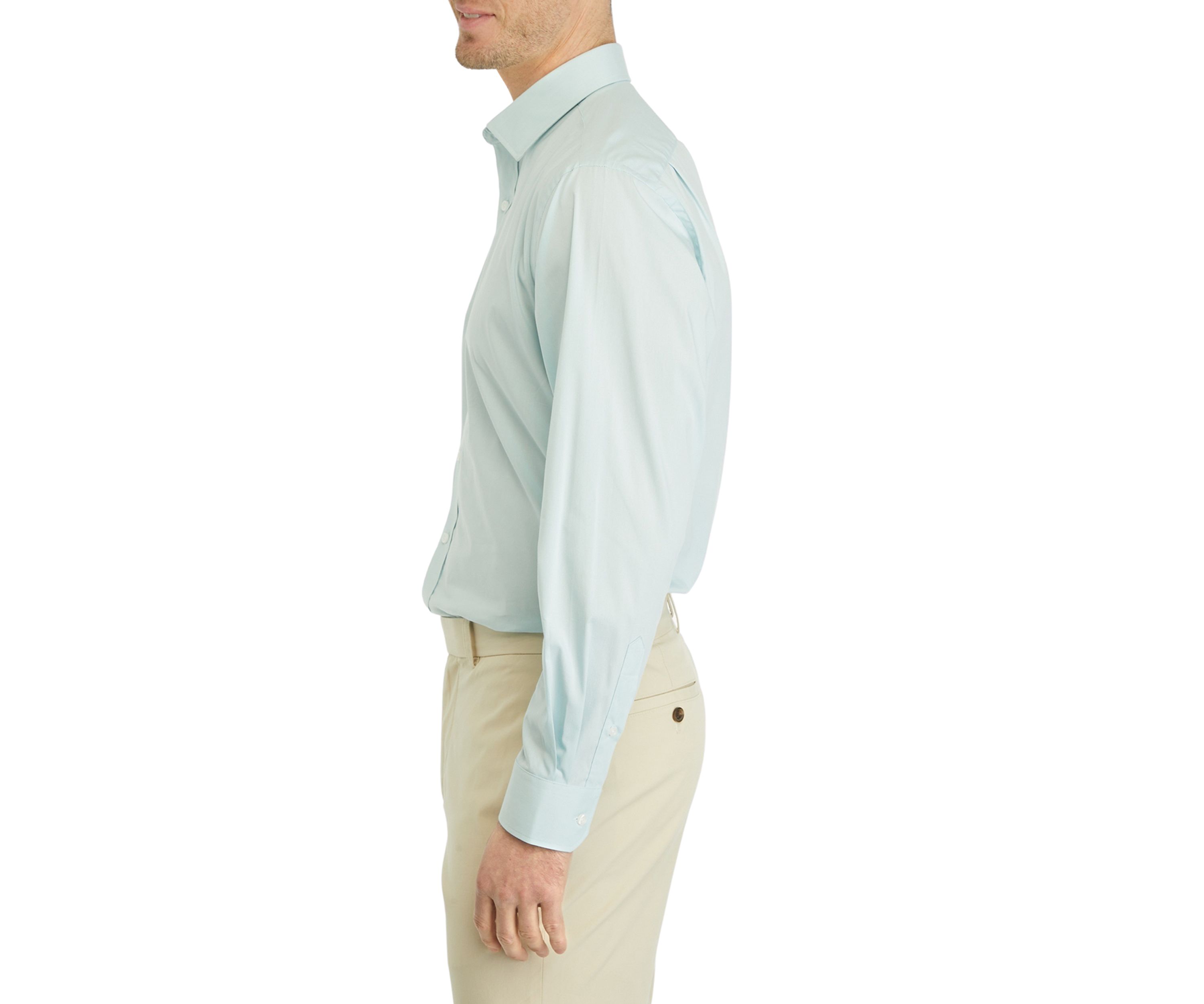 Soft Green Textured Button Down Shirt