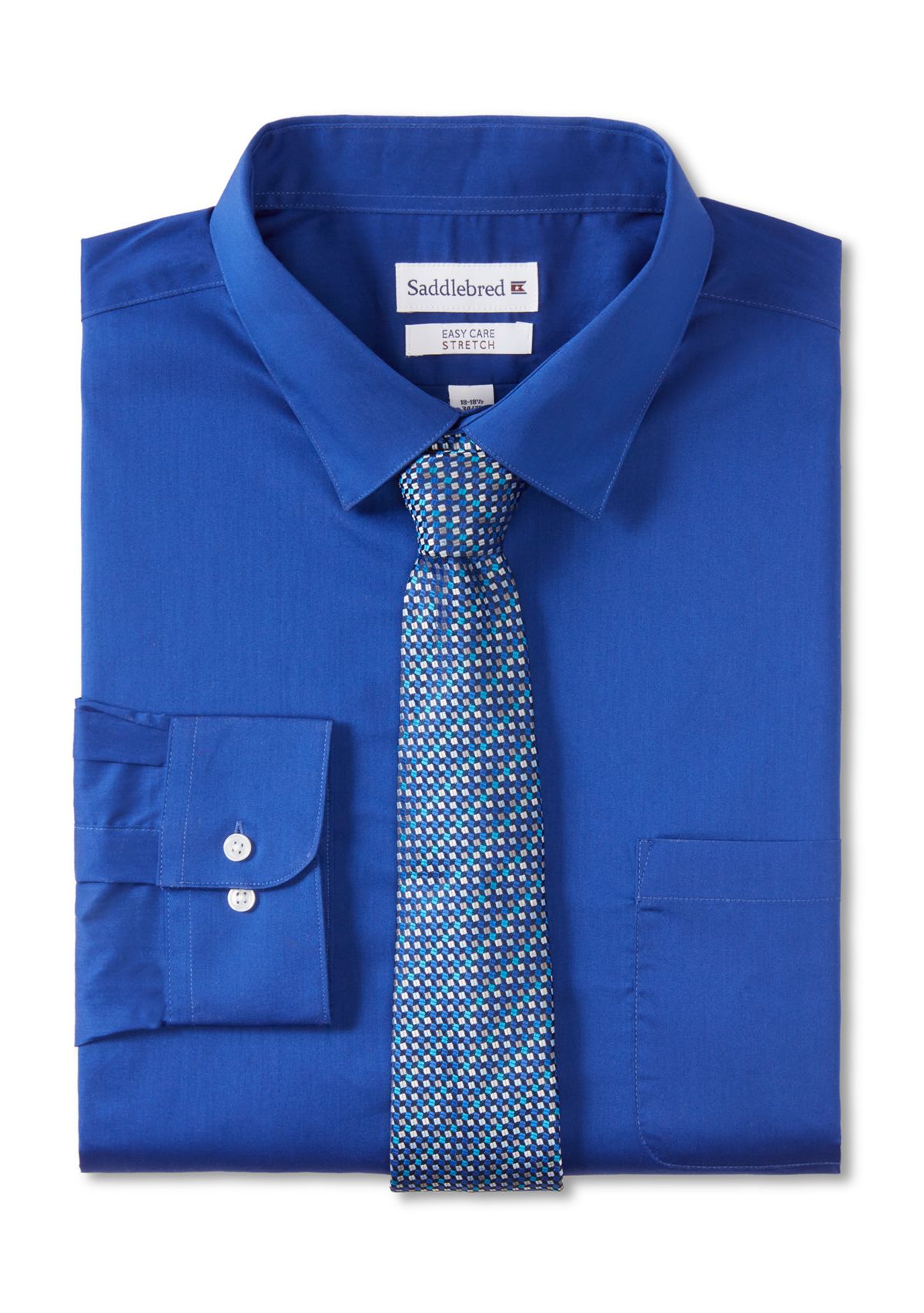 Big & Tall Fashion Shirt and Tie Box Set