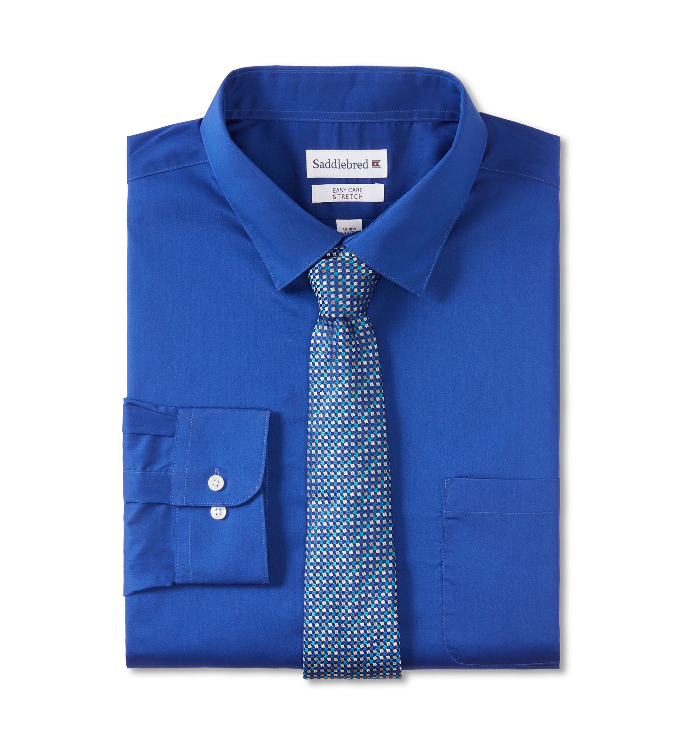 Big & Tall Fashion Shirt and Tie Box Set