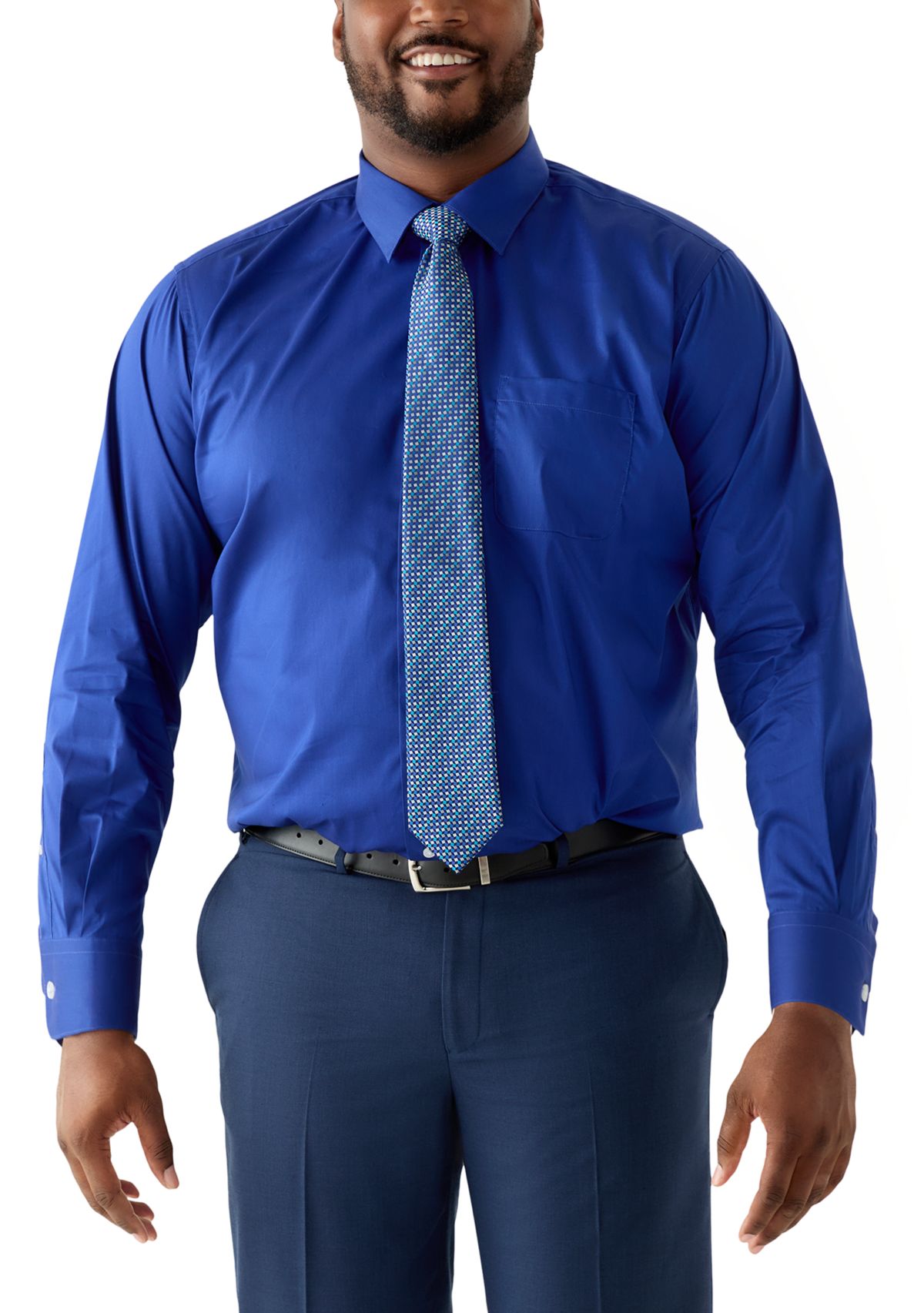 Big & Tall Fashion Shirt and Tie Box Set