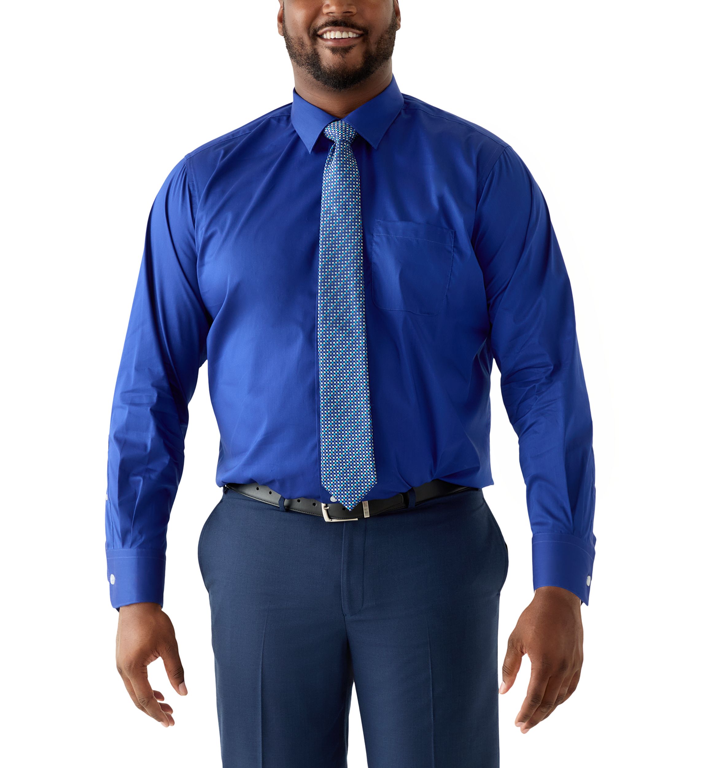 Big & Tall Fashion Shirt and Tie Box Set