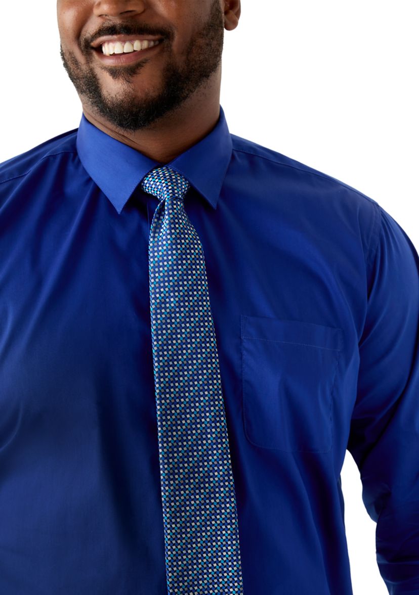 Big & Tall Fashion Shirt and Tie Box Set