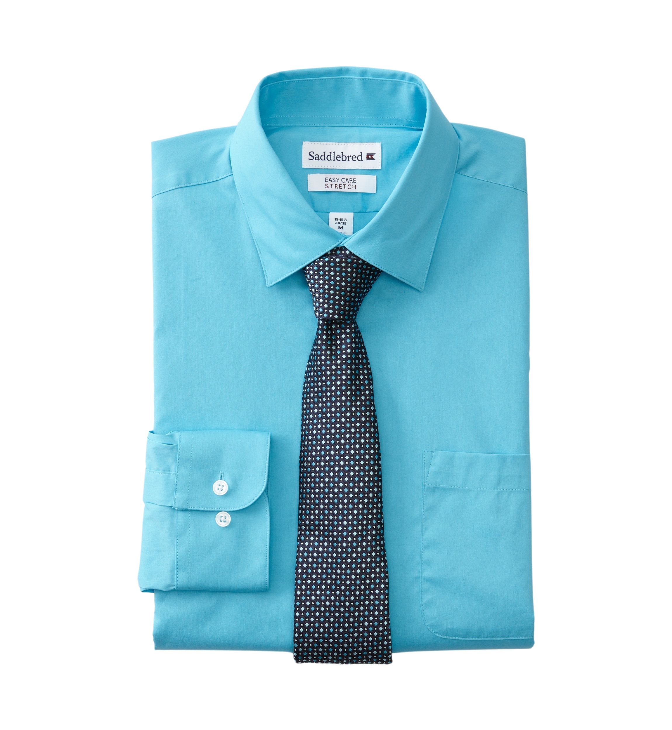 Mens Big Shirt and Tie Set