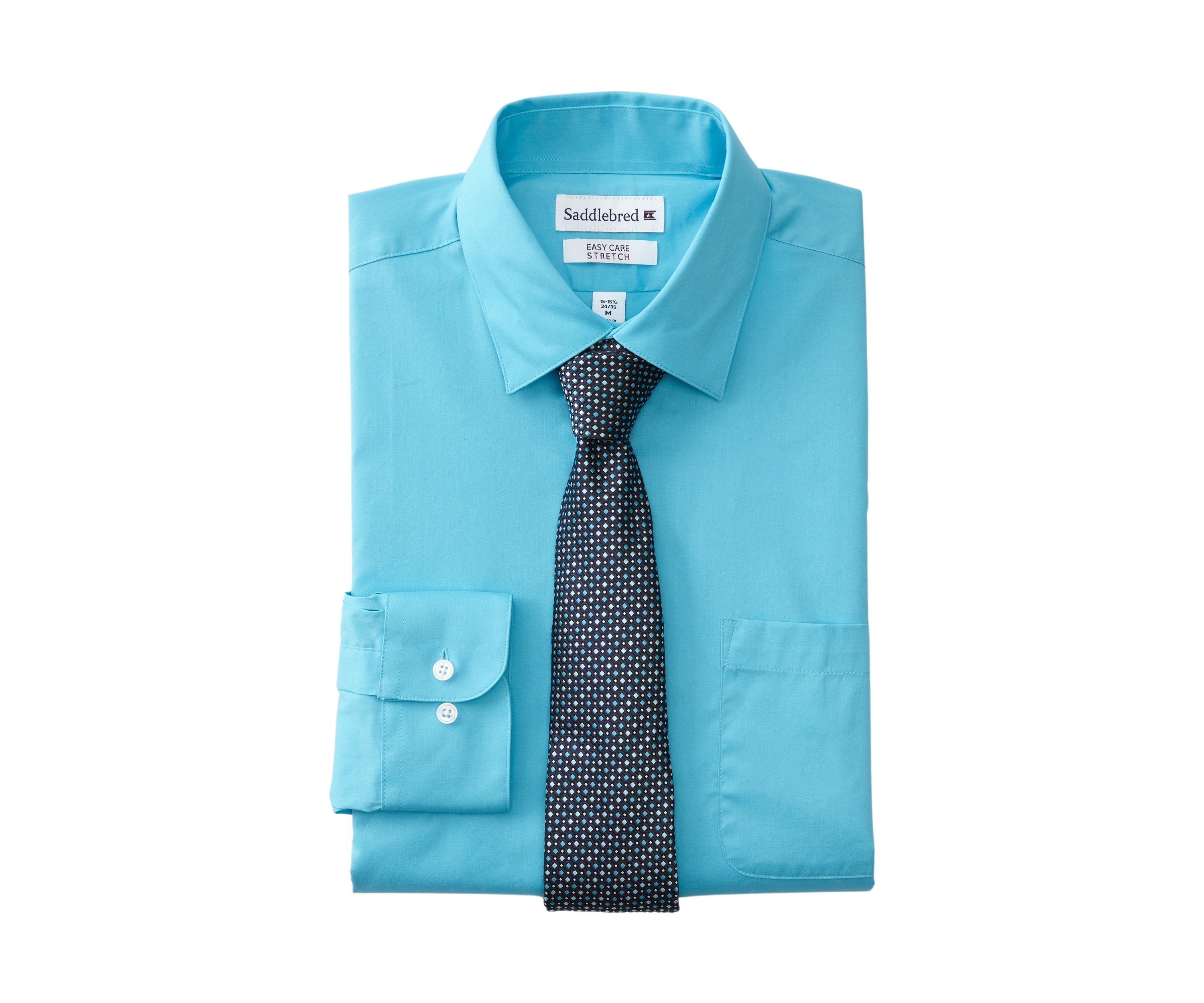 Mens Big Shirt and Tie Set