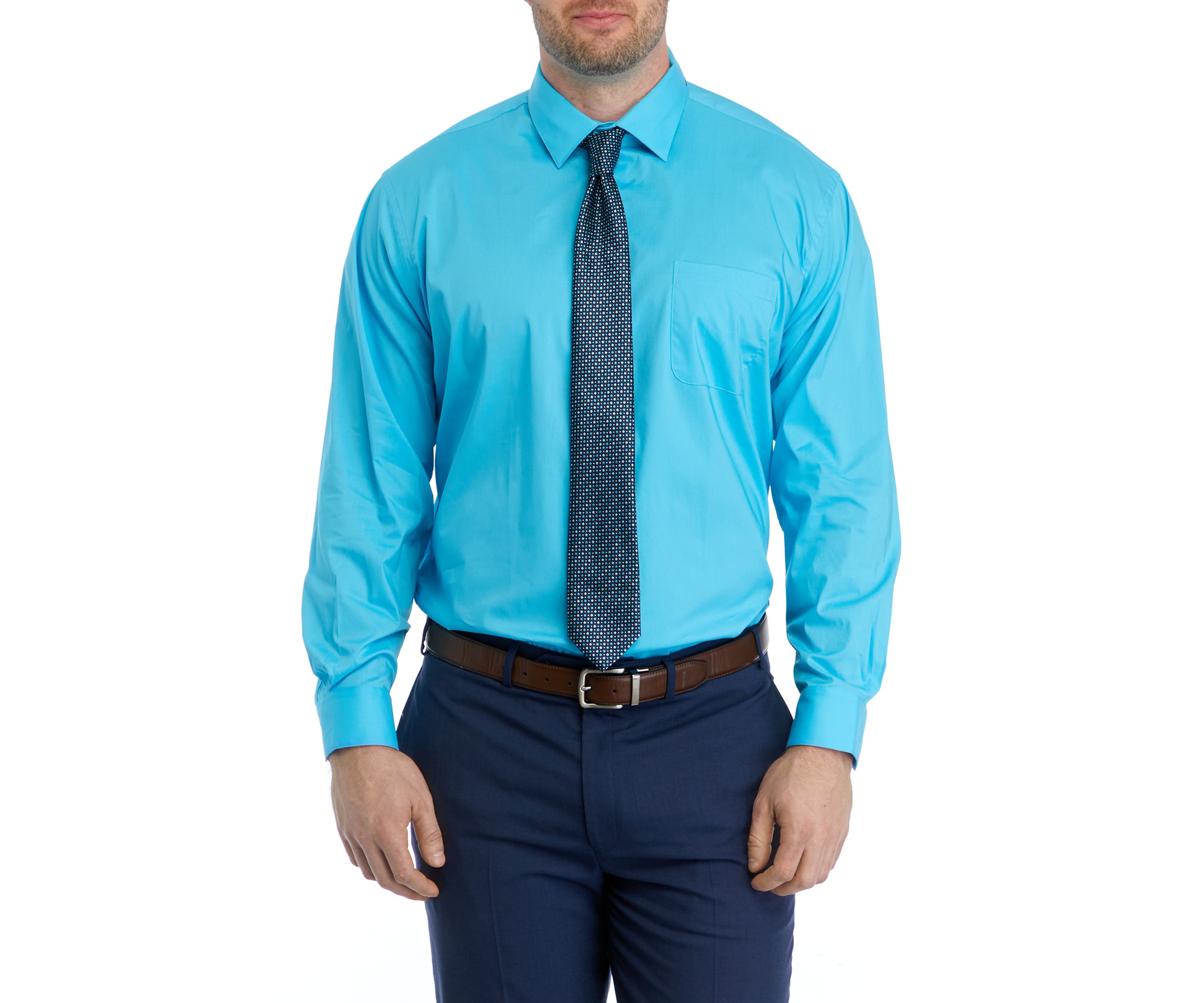 Mens Big Shirt and Tie Set